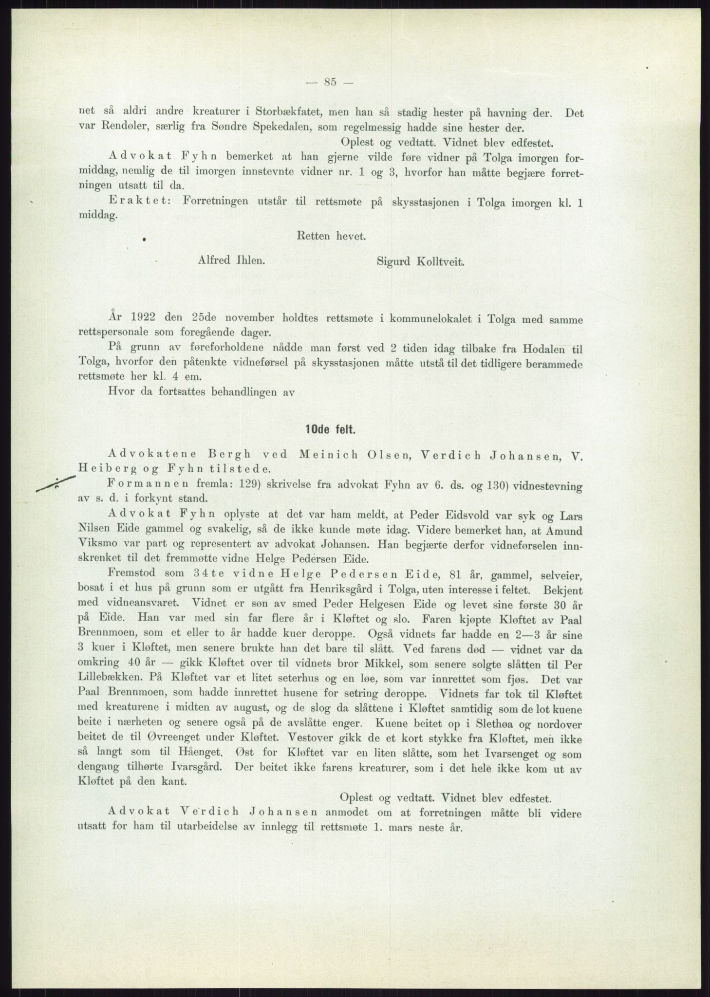 Høyfjellskommisjonen, AV/RA-S-1546/X/Xa/L0001: Nr. 1-33, 1909-1953, p. 4349