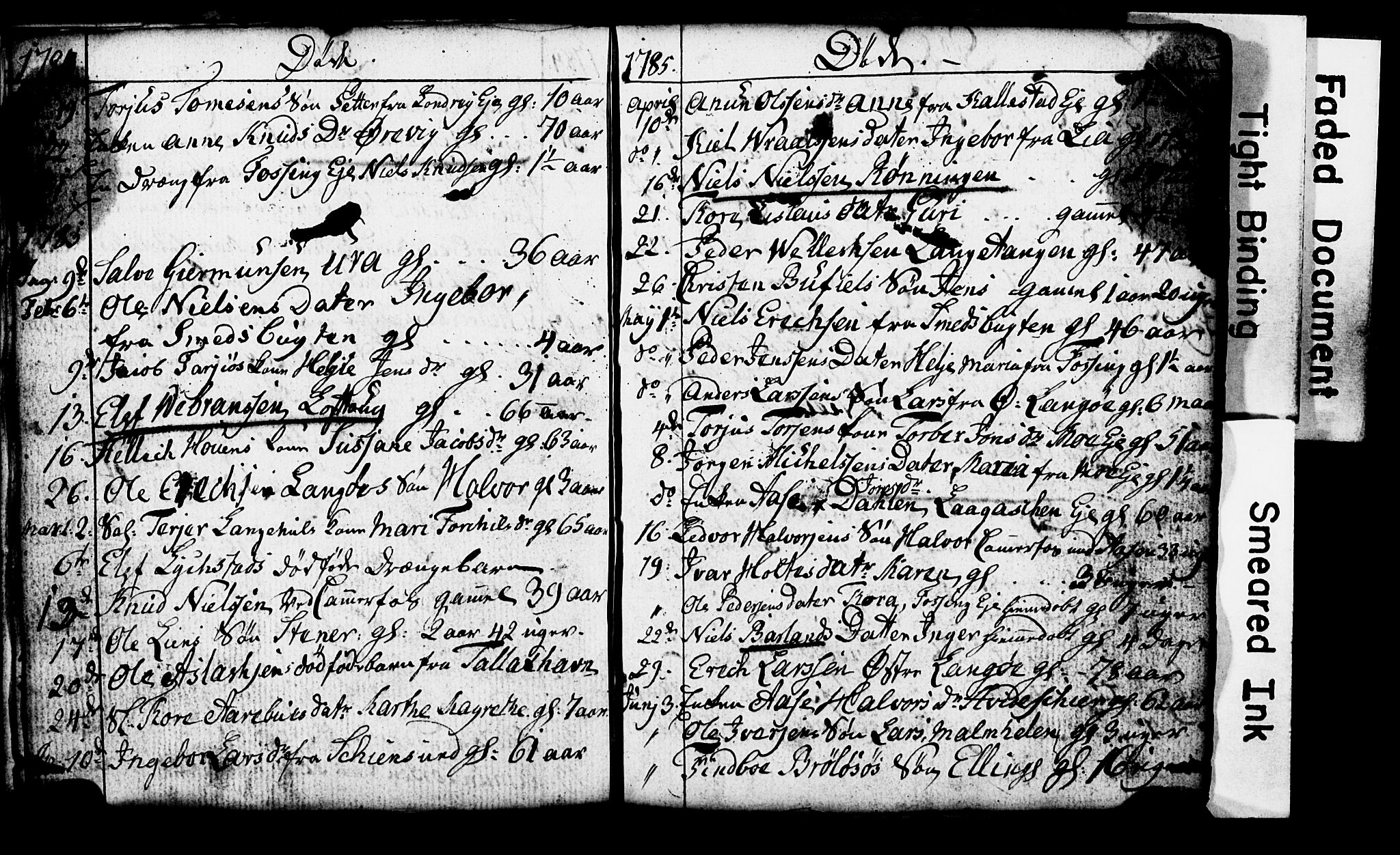 Sannidal kirkebøker, SAKO/A-296/G/Ga/L0001: Parish register (copy) no. 1, 1782-1816