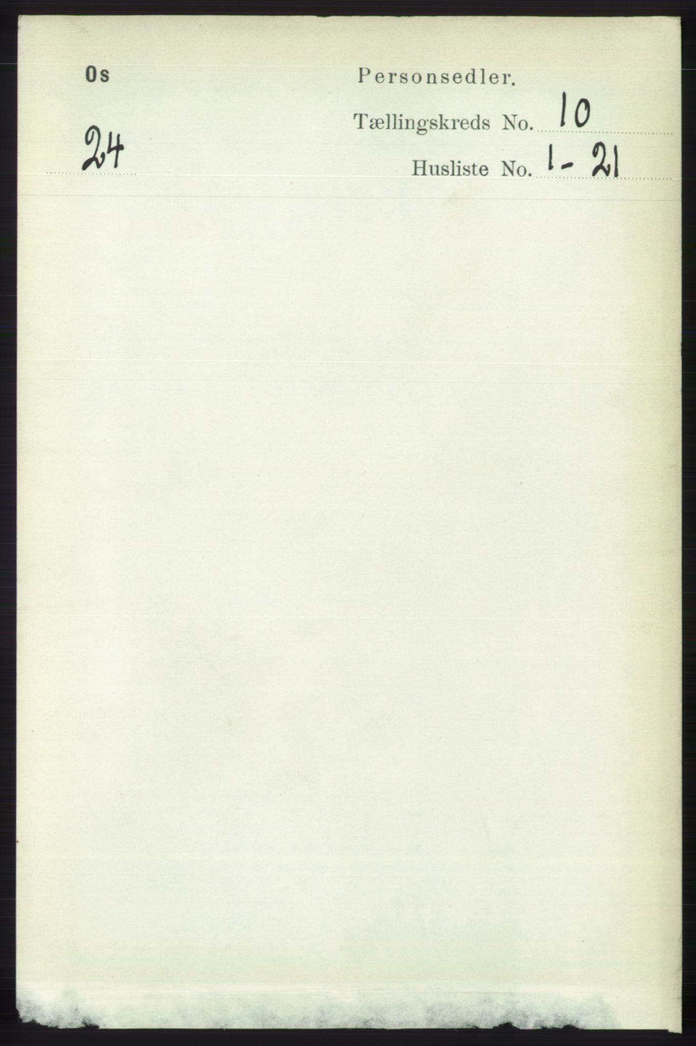 RA, 1891 census for 1243 Os, 1891, p. 2258