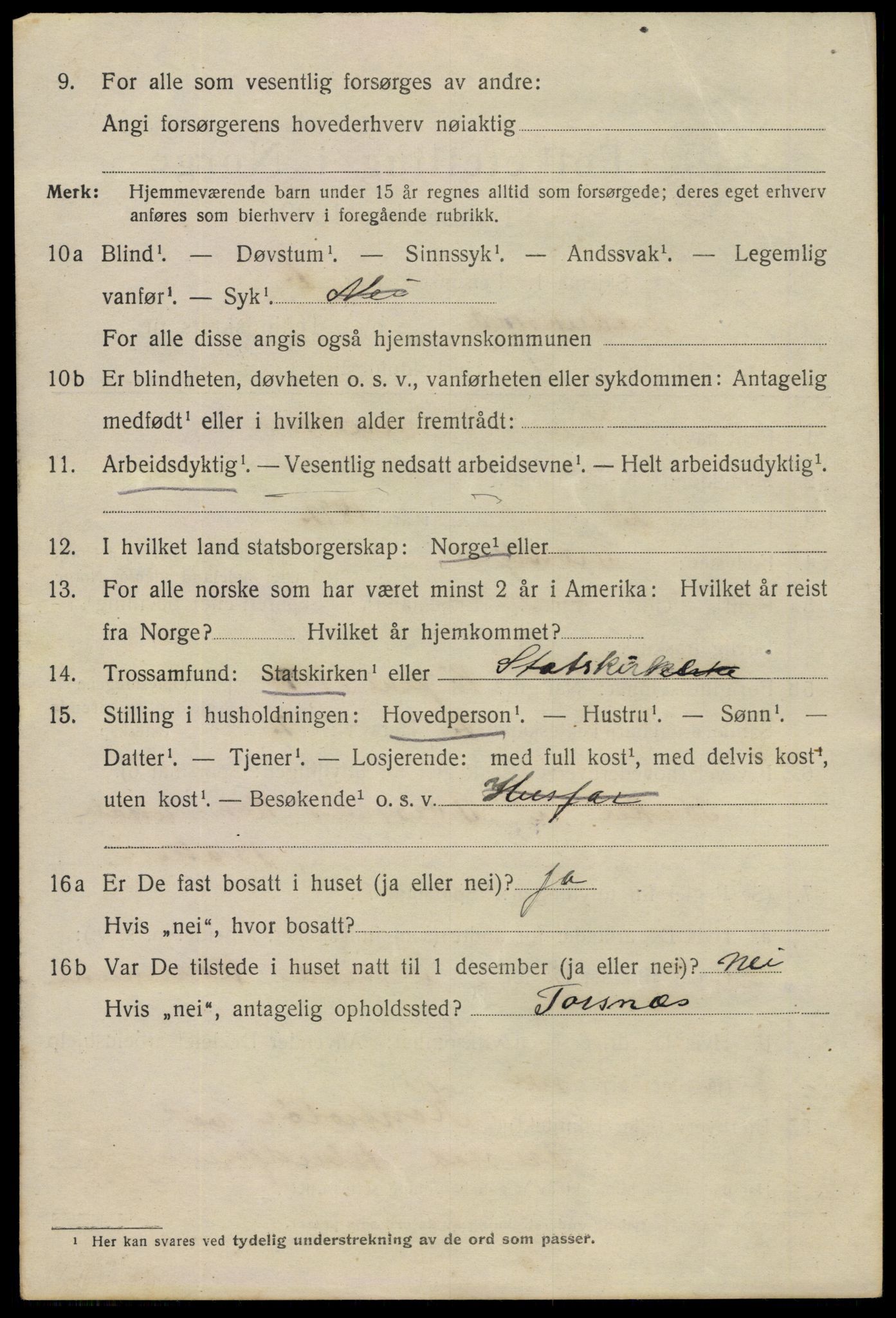 SAO, 1920 census for Fredrikstad, 1920, p. 14924