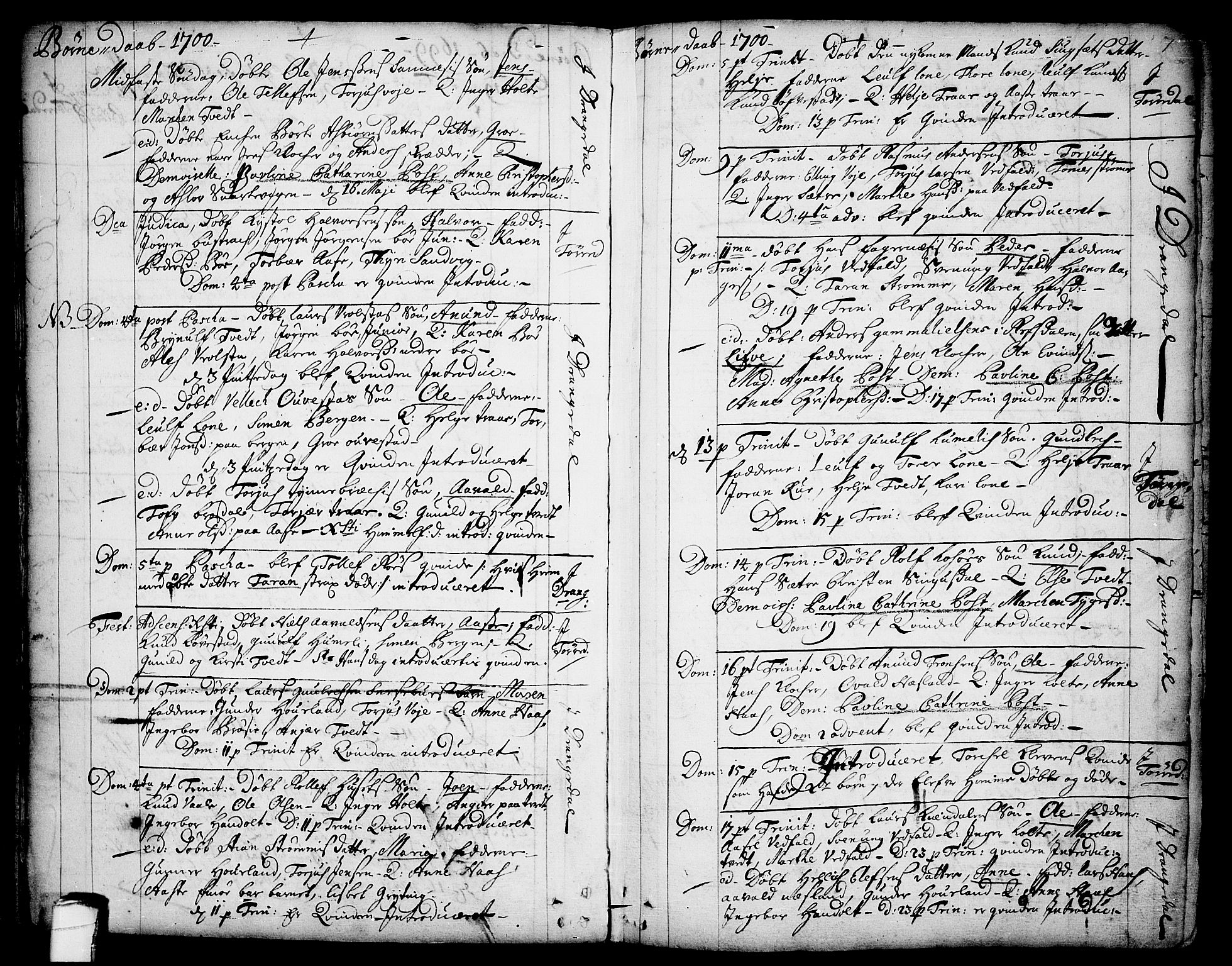 Drangedal kirkebøker, AV/SAKO-A-258/F/Fa/L0001: Parish register (official) no. 1, 1697-1767, p. 7