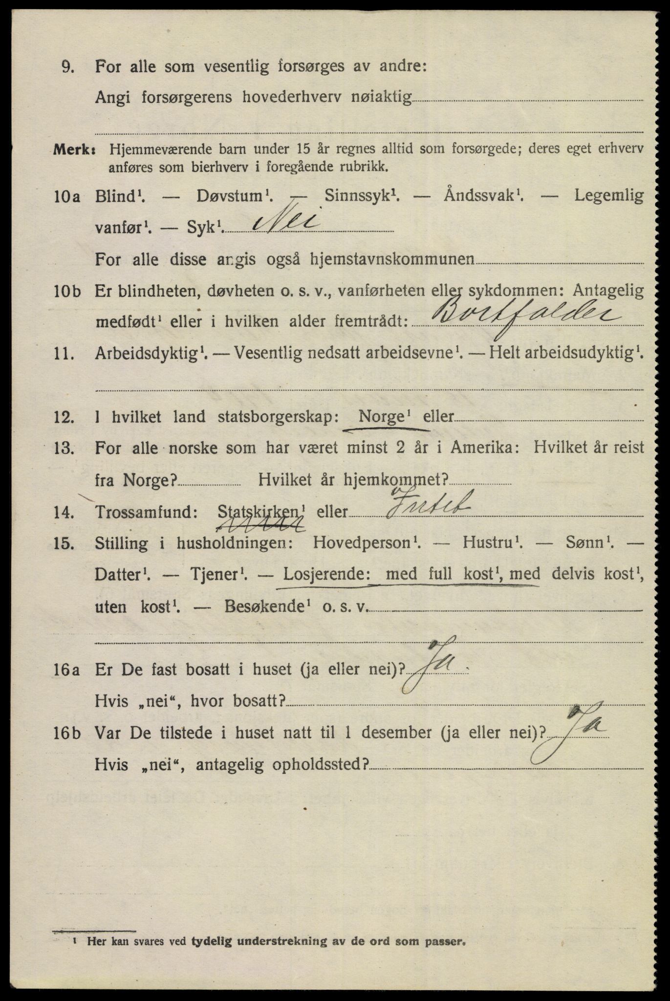 SAKO, 1920 census for Kongsberg, 1920, p. 11141