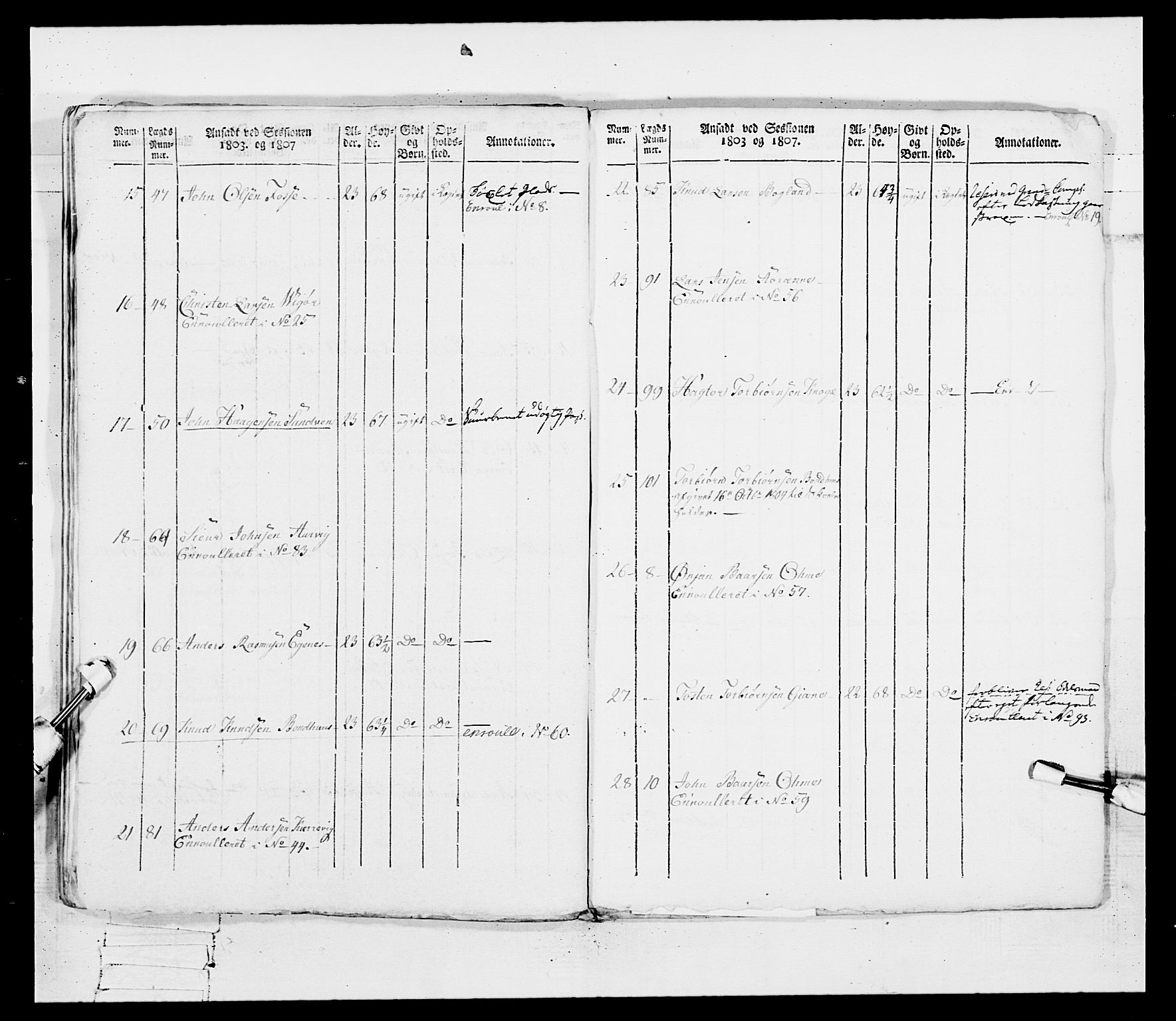 Generalitets- og kommissariatskollegiet, Det kongelige norske kommissariatskollegium, RA/EA-5420/E/Eh/L0097: Bergenhusiske nasjonale infanteriregiment, 1803-1807, p. 314