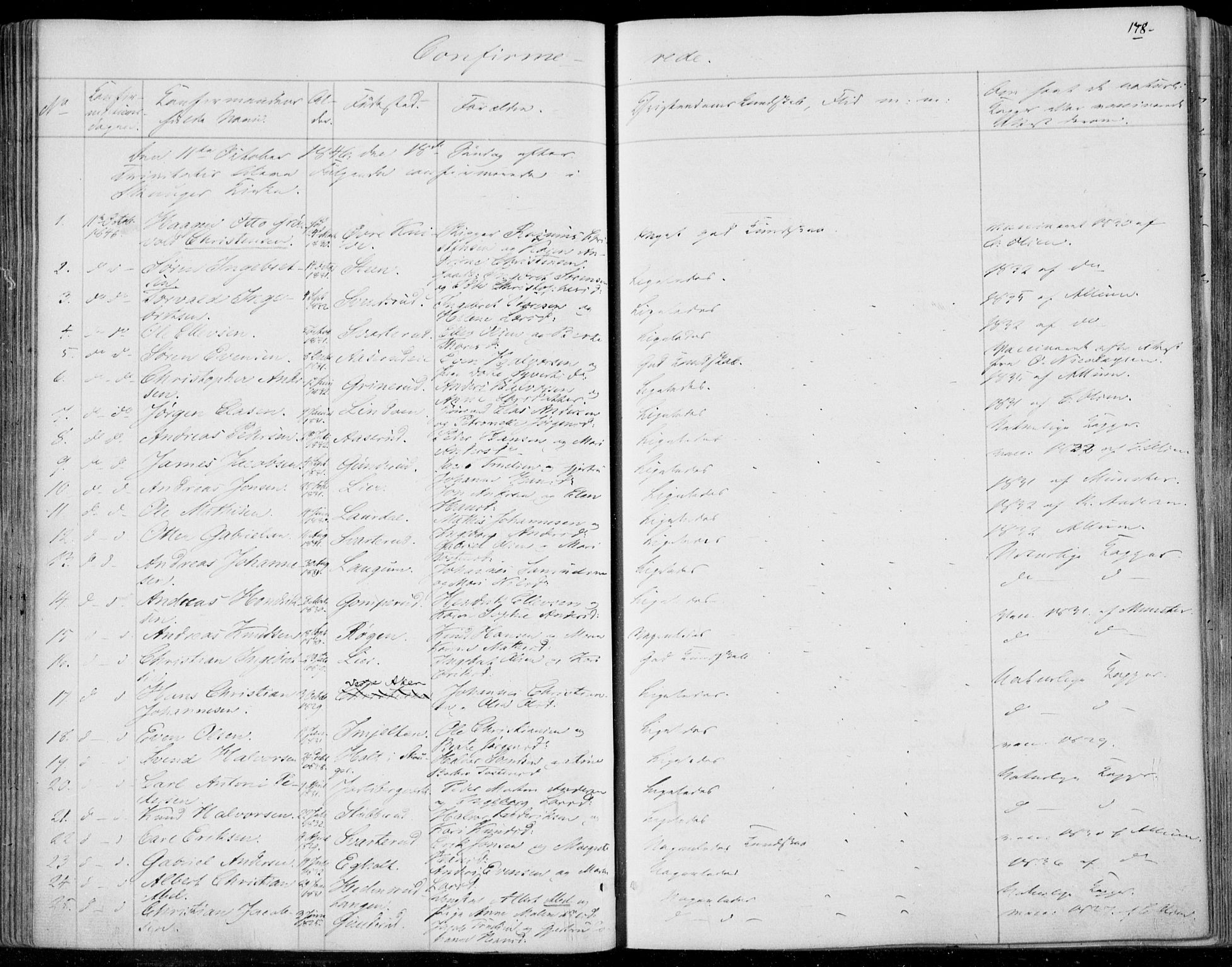 Skoger kirkebøker, AV/SAKO-A-59/F/Fa/L0003: Parish register (official) no. I 3, 1842-1861, p. 178