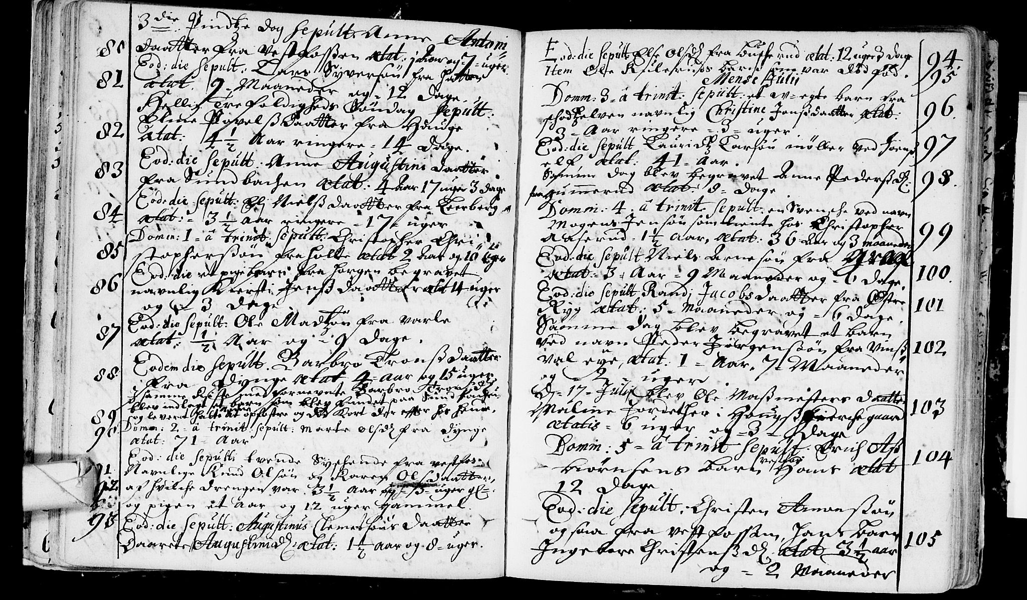 Eiker kirkebøker, AV/SAKO-A-4/F/Fa/L0006: Parish register (official) no. I 6 /1, 1705-1733