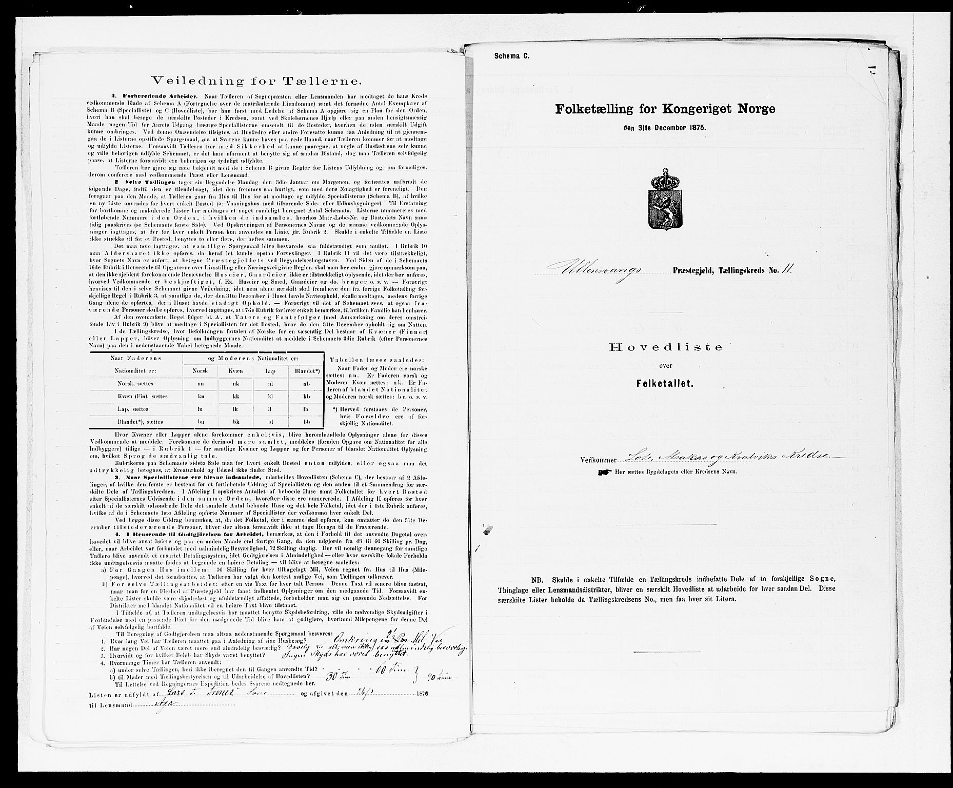 SAB, 1875 census for 1230P Ullensvang, 1875, p. 26