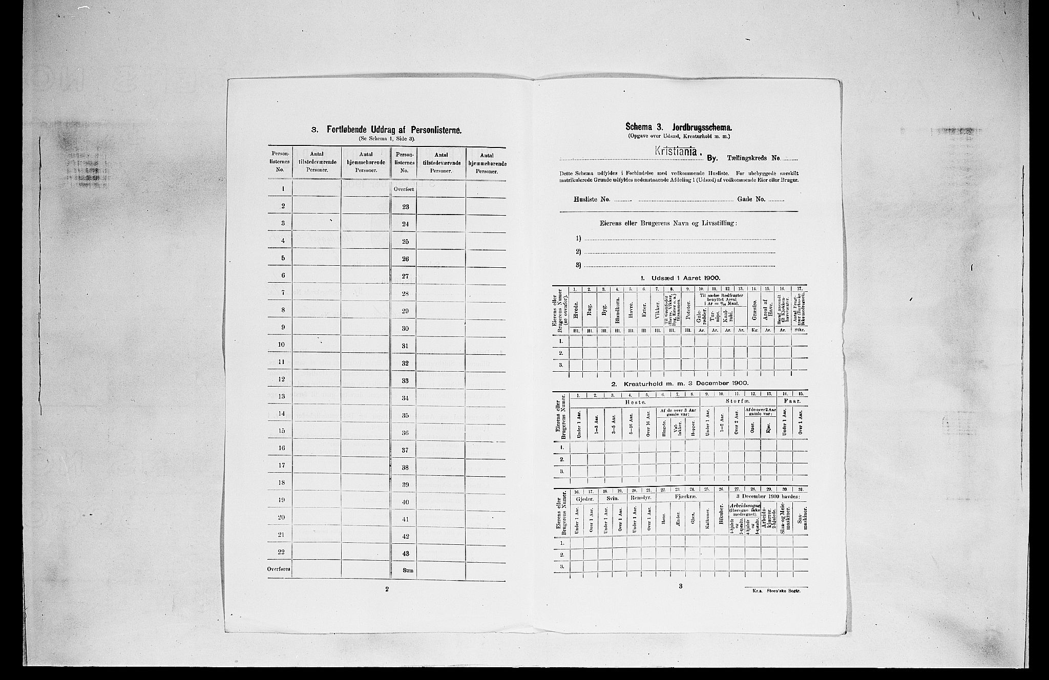 SAO, 1900 census for Kristiania, 1900, p. 26725