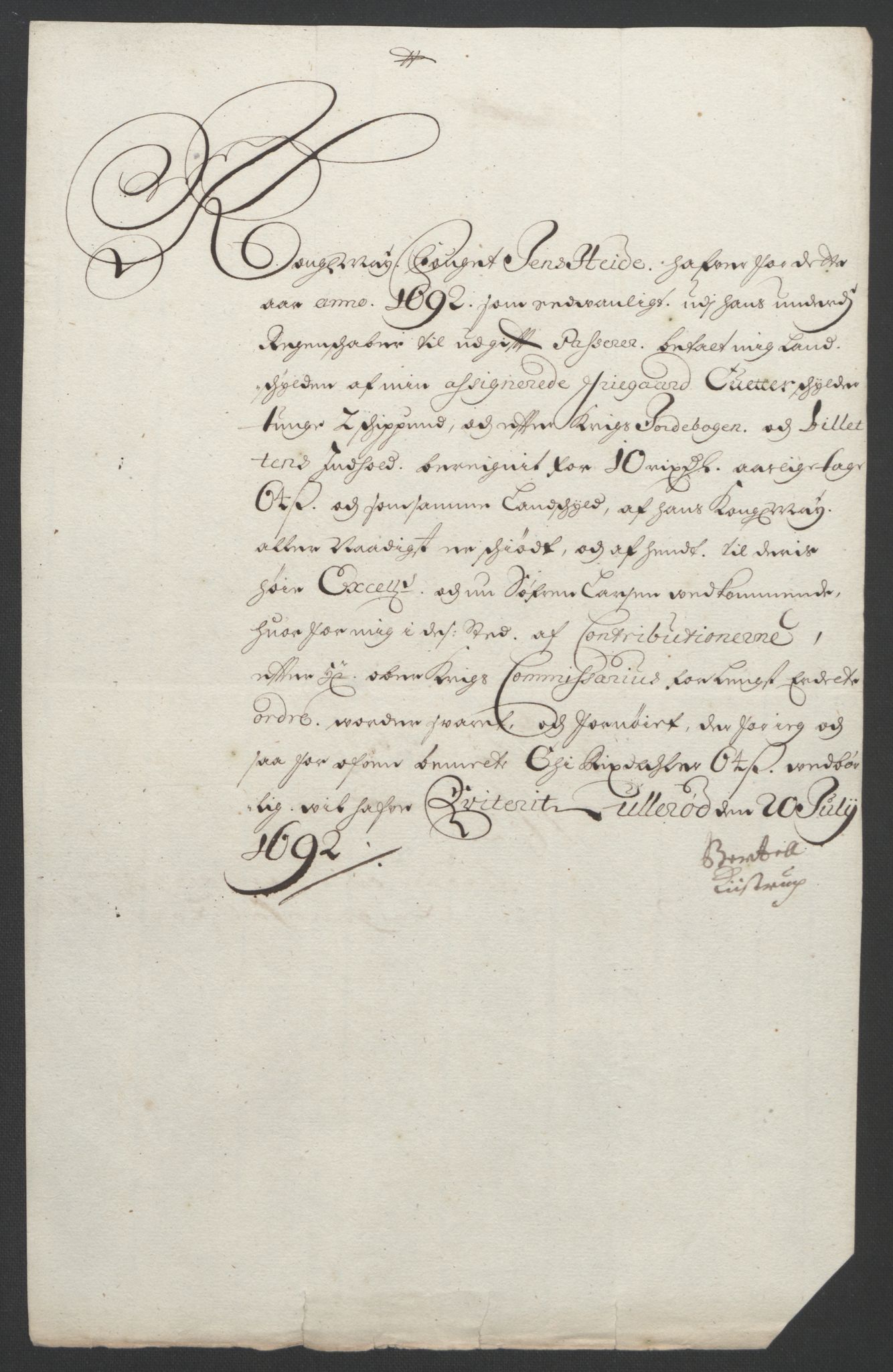 Rentekammeret inntil 1814, Reviderte regnskaper, Fogderegnskap, AV/RA-EA-4092/R09/L0437: Fogderegnskap Follo, 1692-1693, p. 188