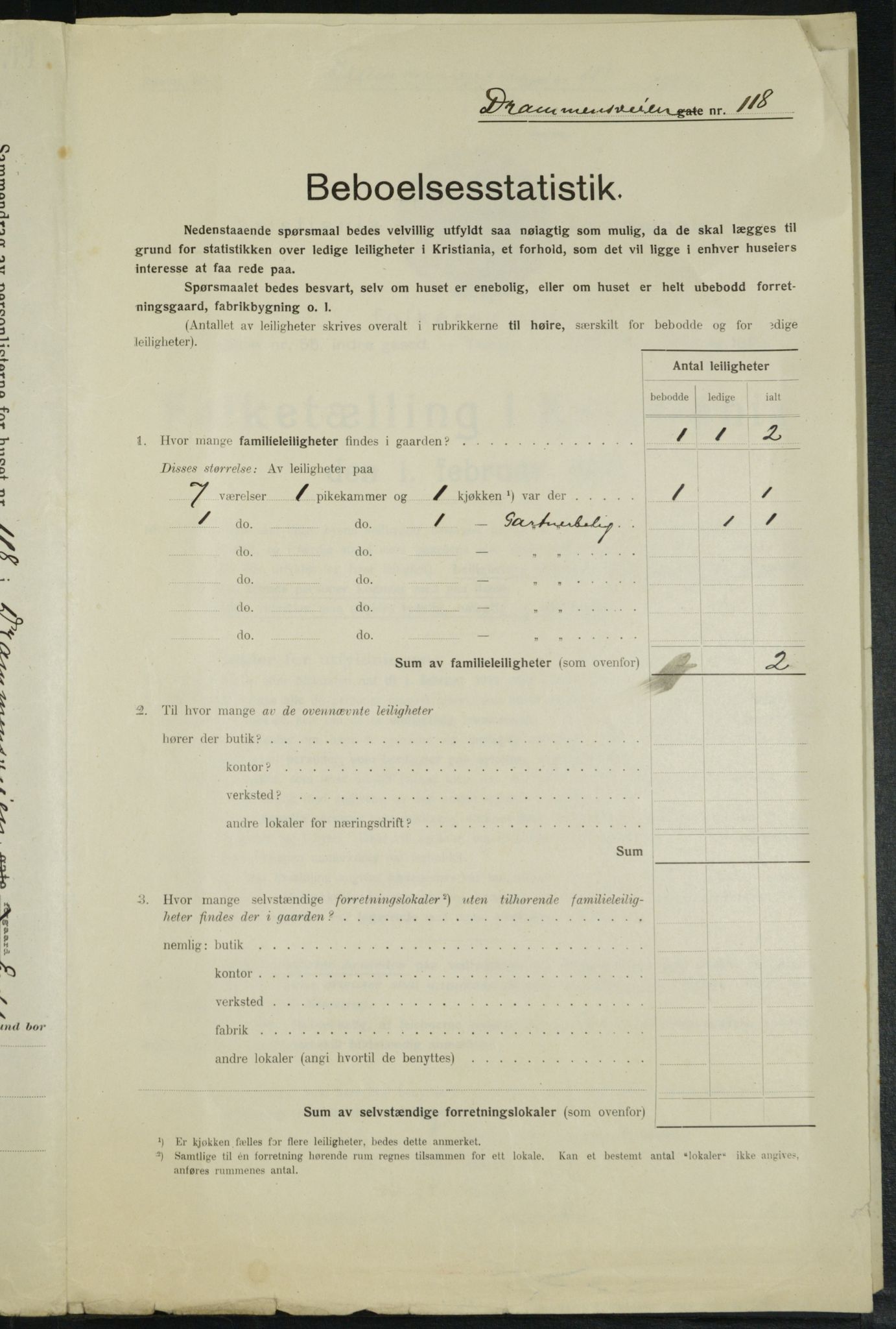 OBA, Municipal Census 1914 for Kristiania, 1914, p. 17299