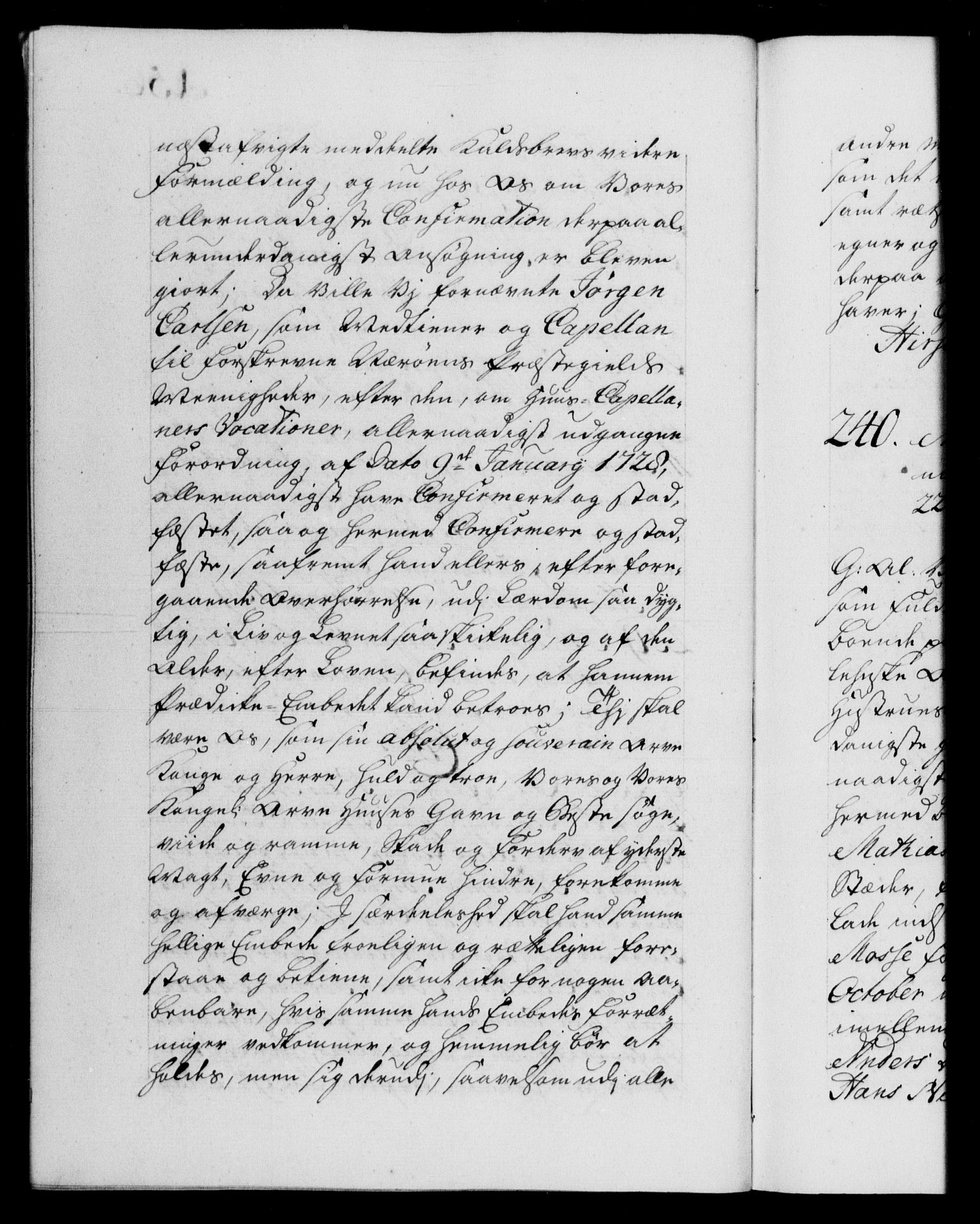 Danske Kanselli 1572-1799, AV/RA-EA-3023/F/Fc/Fca/Fcaa/L0031: Norske registre, 1739-1740, p. 156b