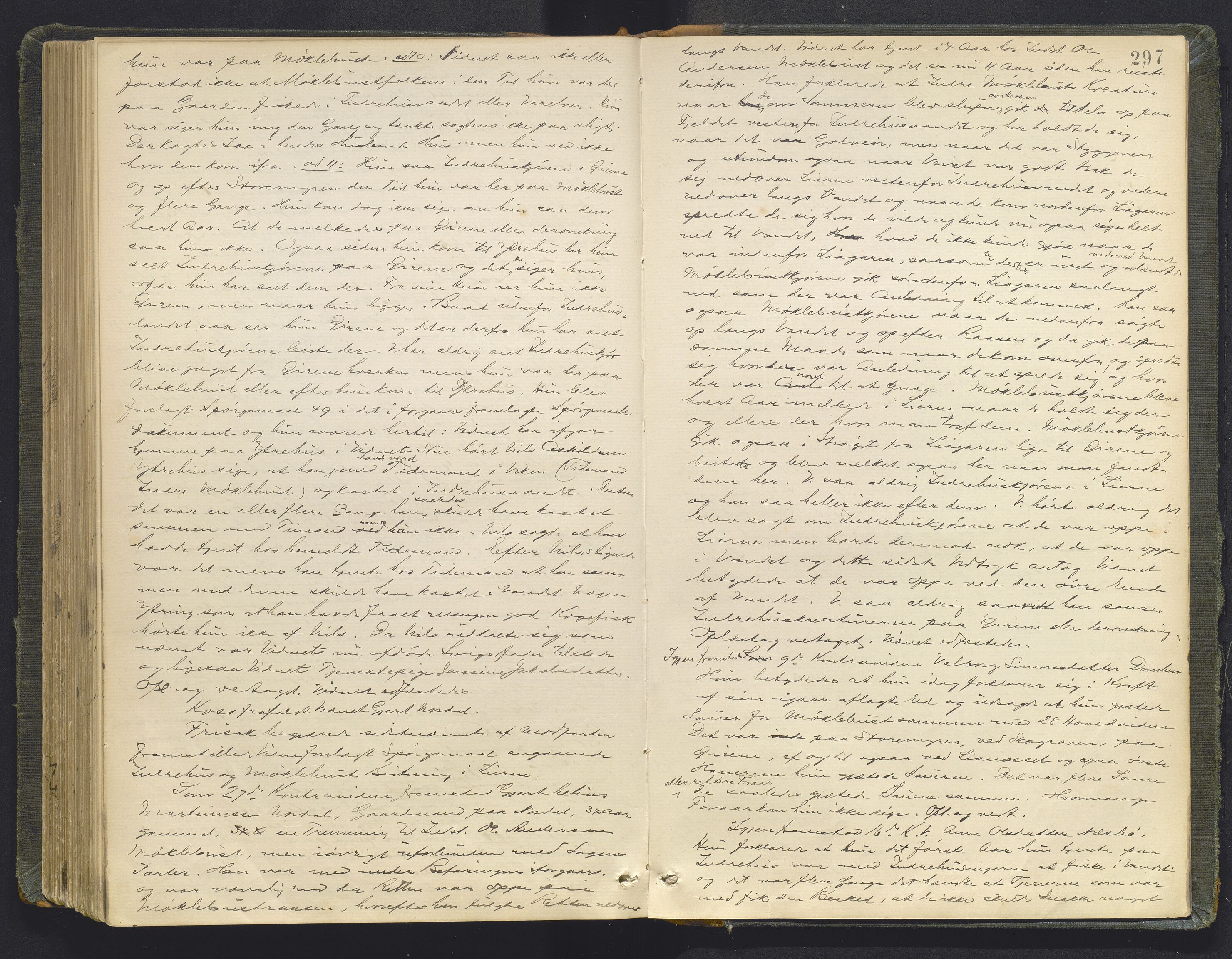 Sunnfjord tingrett, AV/SAB-A-3201/1/F/Fb/Fba/L0053: Ekstrarettsprotokoll, 1888-1897, p. 296b-297a