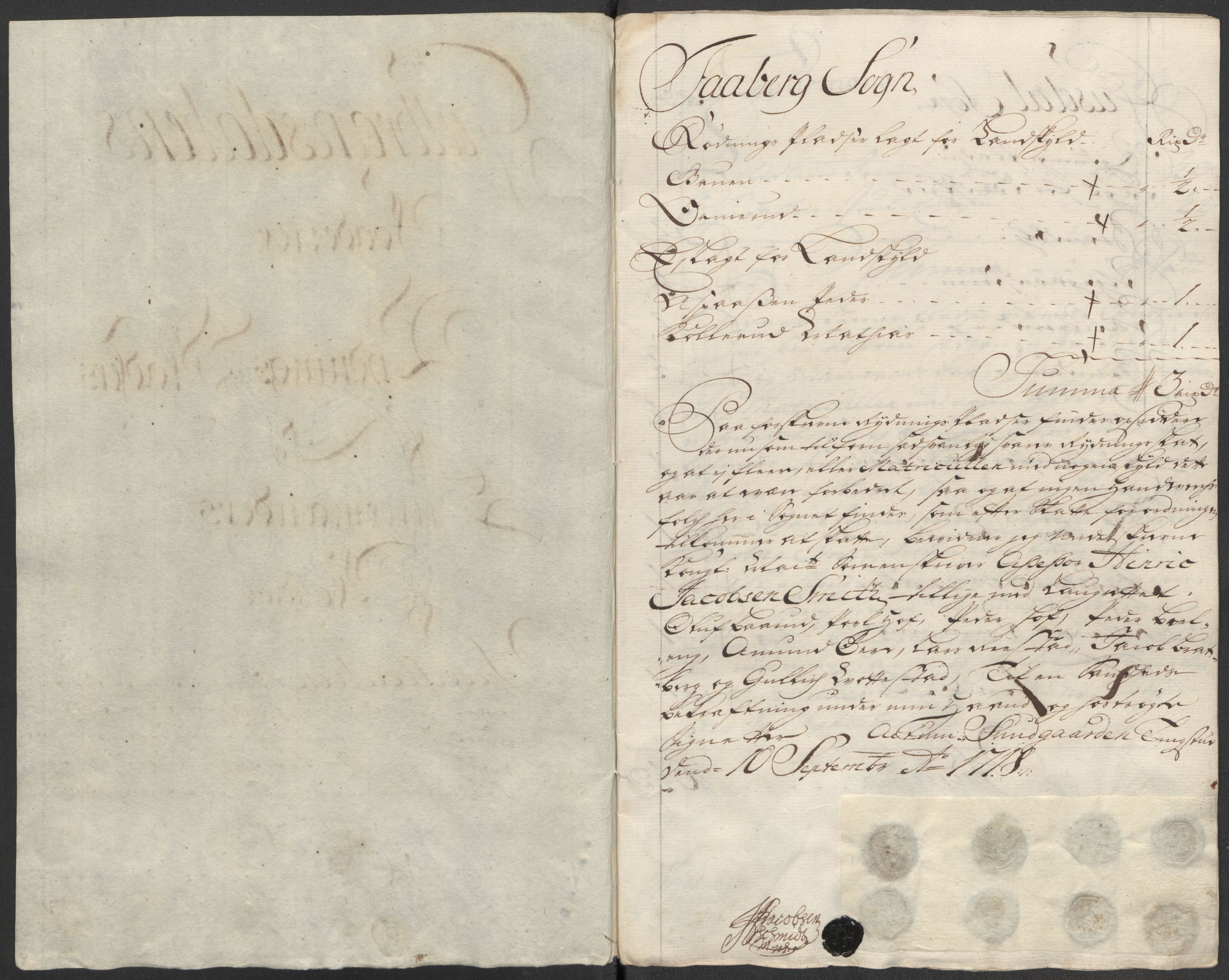 Rentekammeret inntil 1814, Reviderte regnskaper, Fogderegnskap, AV/RA-EA-4092/R17/L1188: Fogderegnskap Gudbrandsdal, 1718, p. 36