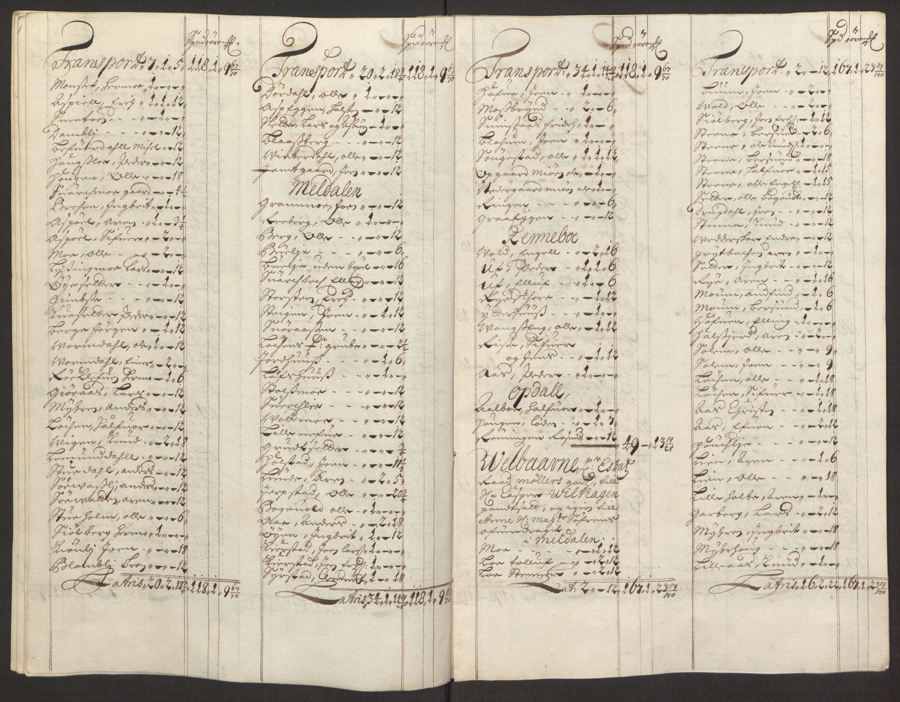 Rentekammeret inntil 1814, Reviderte regnskaper, Fogderegnskap, AV/RA-EA-4092/R60/L3944: Fogderegnskap Orkdal og Gauldal, 1694, p. 74