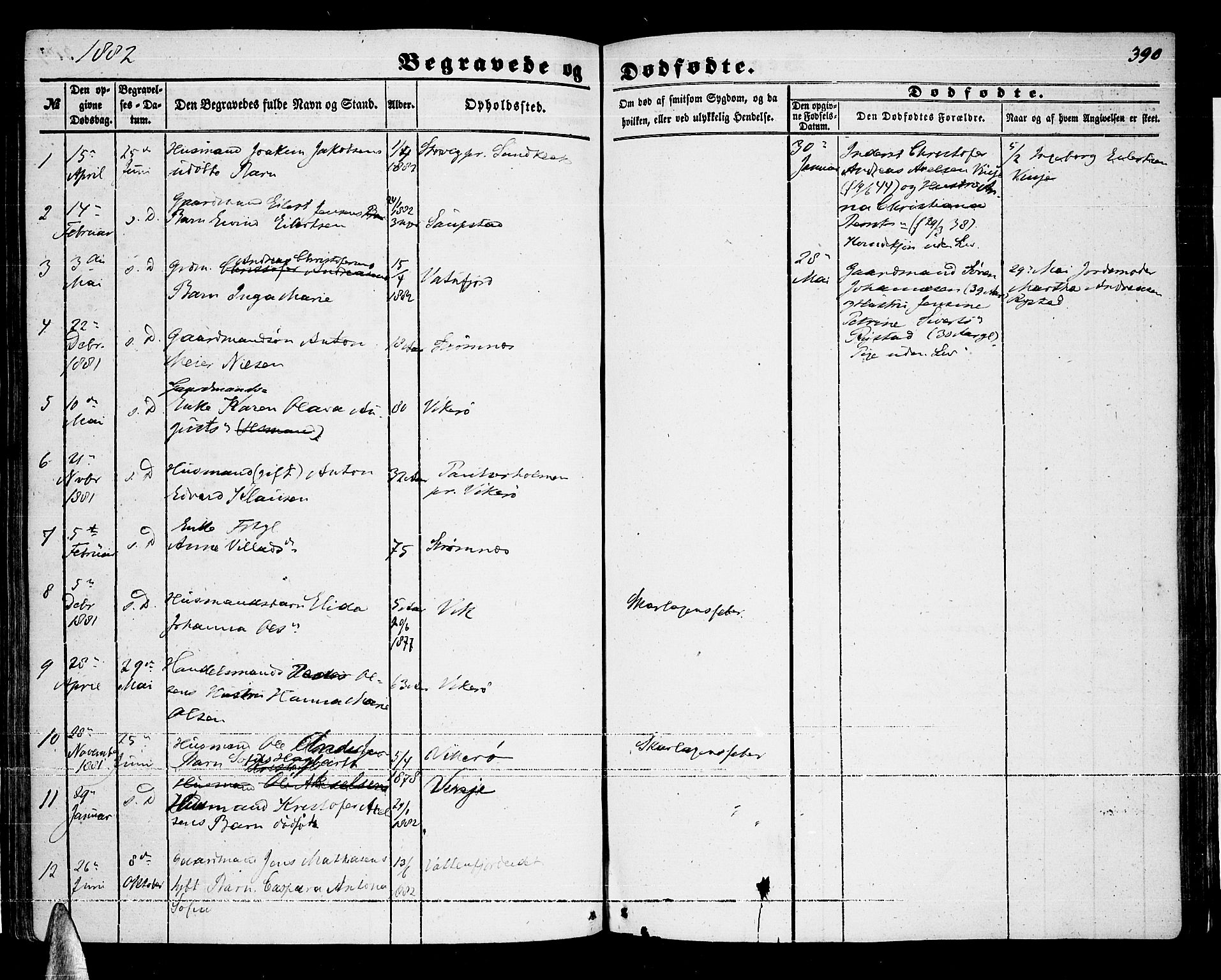 Ministerialprotokoller, klokkerbøker og fødselsregistre - Nordland, AV/SAT-A-1459/876/L1102: Parish register (copy) no. 876C01, 1852-1886, p. 390