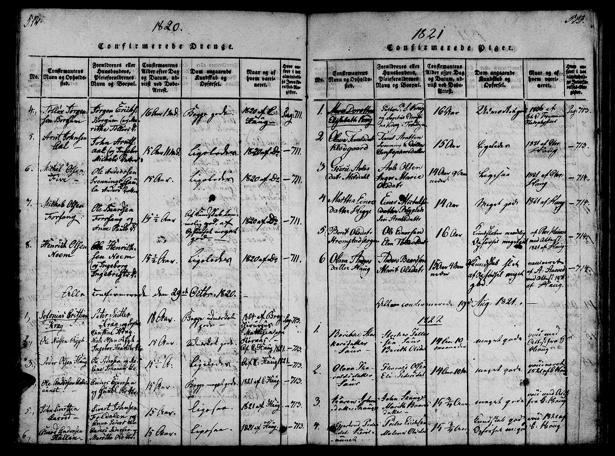 Ministerialprotokoller, klokkerbøker og fødselsregistre - Nord-Trøndelag, AV/SAT-A-1458/746/L0441: Parish register (official) no. 746A03 /2, 1816-1827, p. 512-513