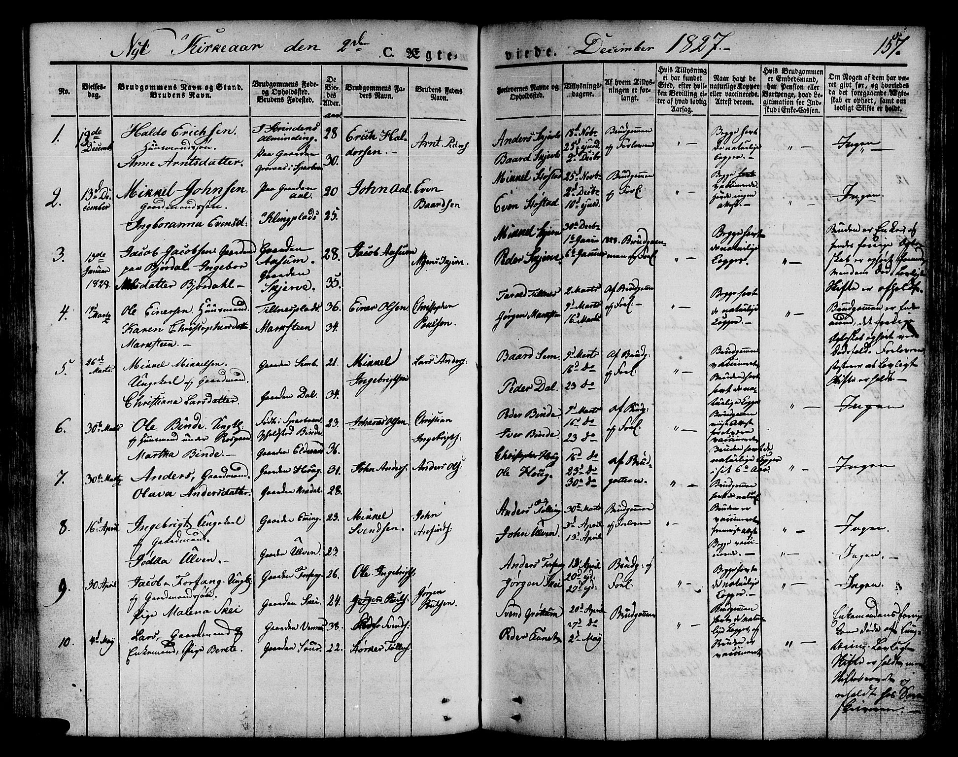 Ministerialprotokoller, klokkerbøker og fødselsregistre - Nord-Trøndelag, SAT/A-1458/746/L0445: Parish register (official) no. 746A04, 1826-1846, p. 157