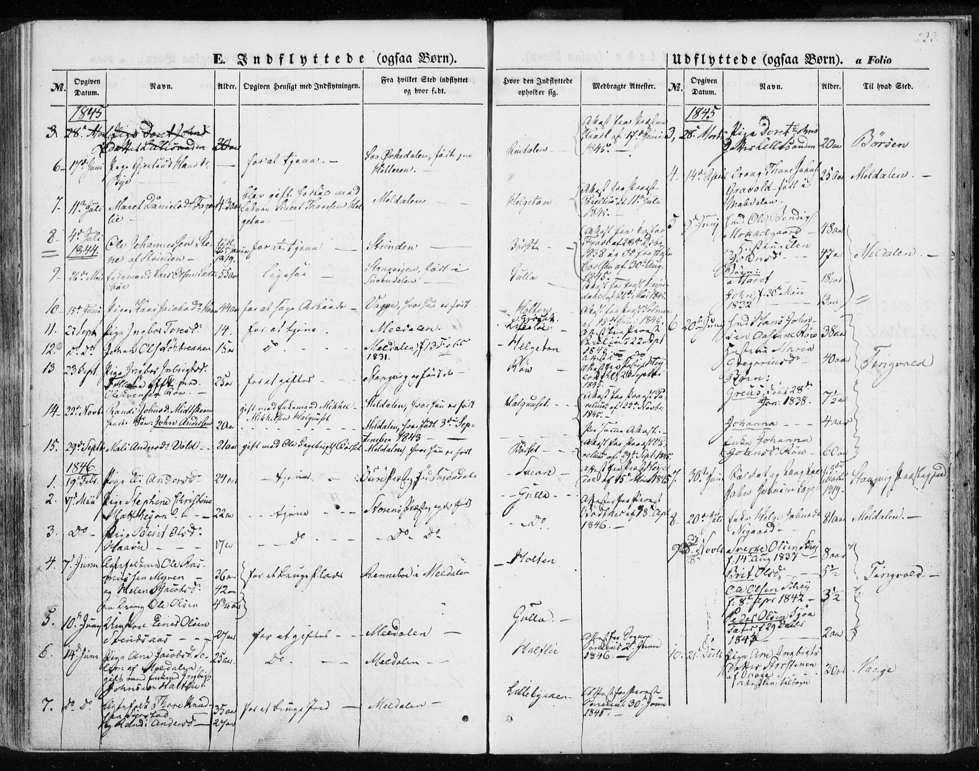 Ministerialprotokoller, klokkerbøker og fødselsregistre - Møre og Romsdal, SAT/A-1454/595/L1043: Parish register (official) no. 595A05, 1843-1851, p. 223