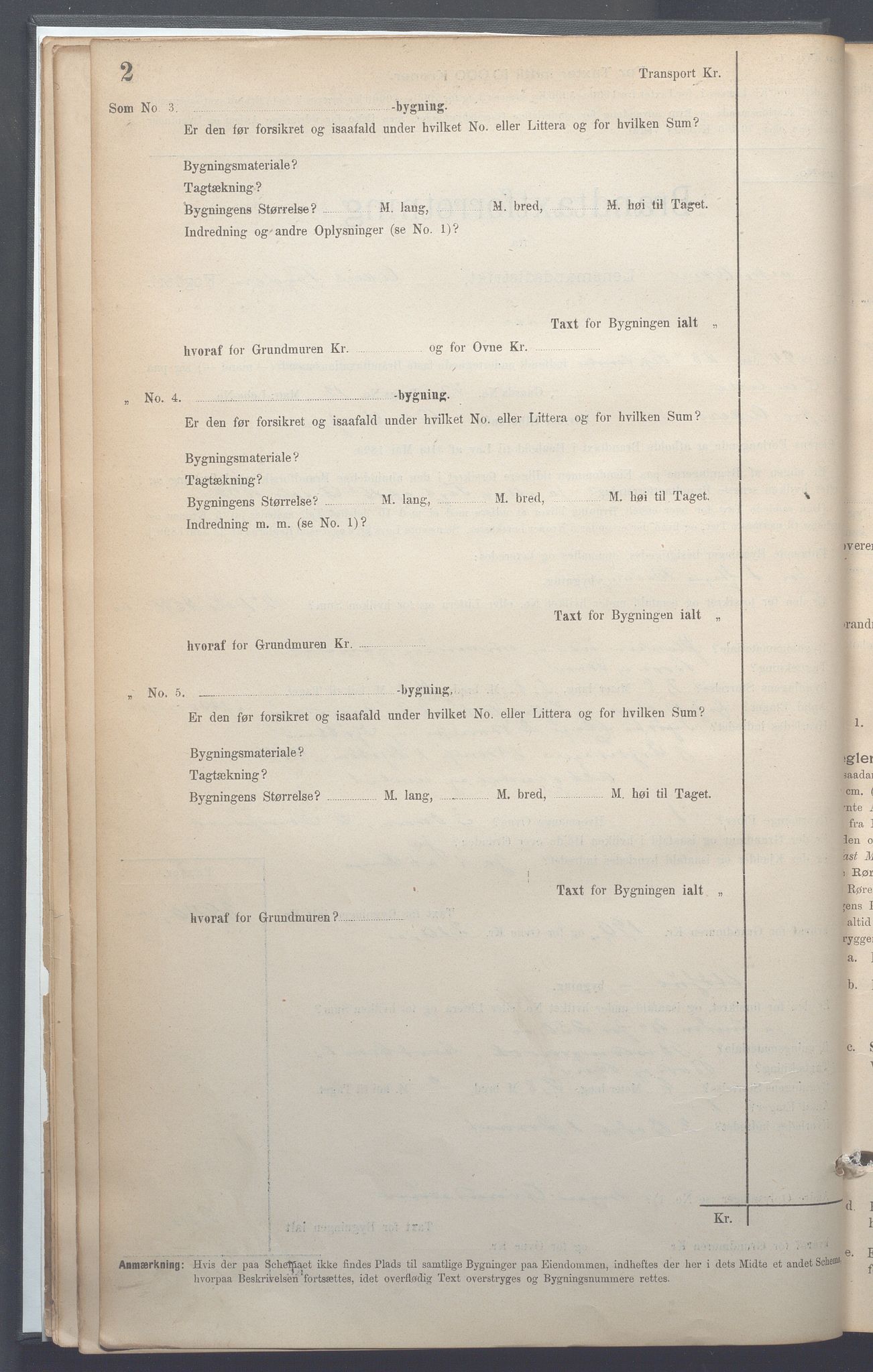 Lensmennene i Aker, OBA/A-10133/F/Fa/L0009: Branntakstprotokoll, 1894-1908, p. 2