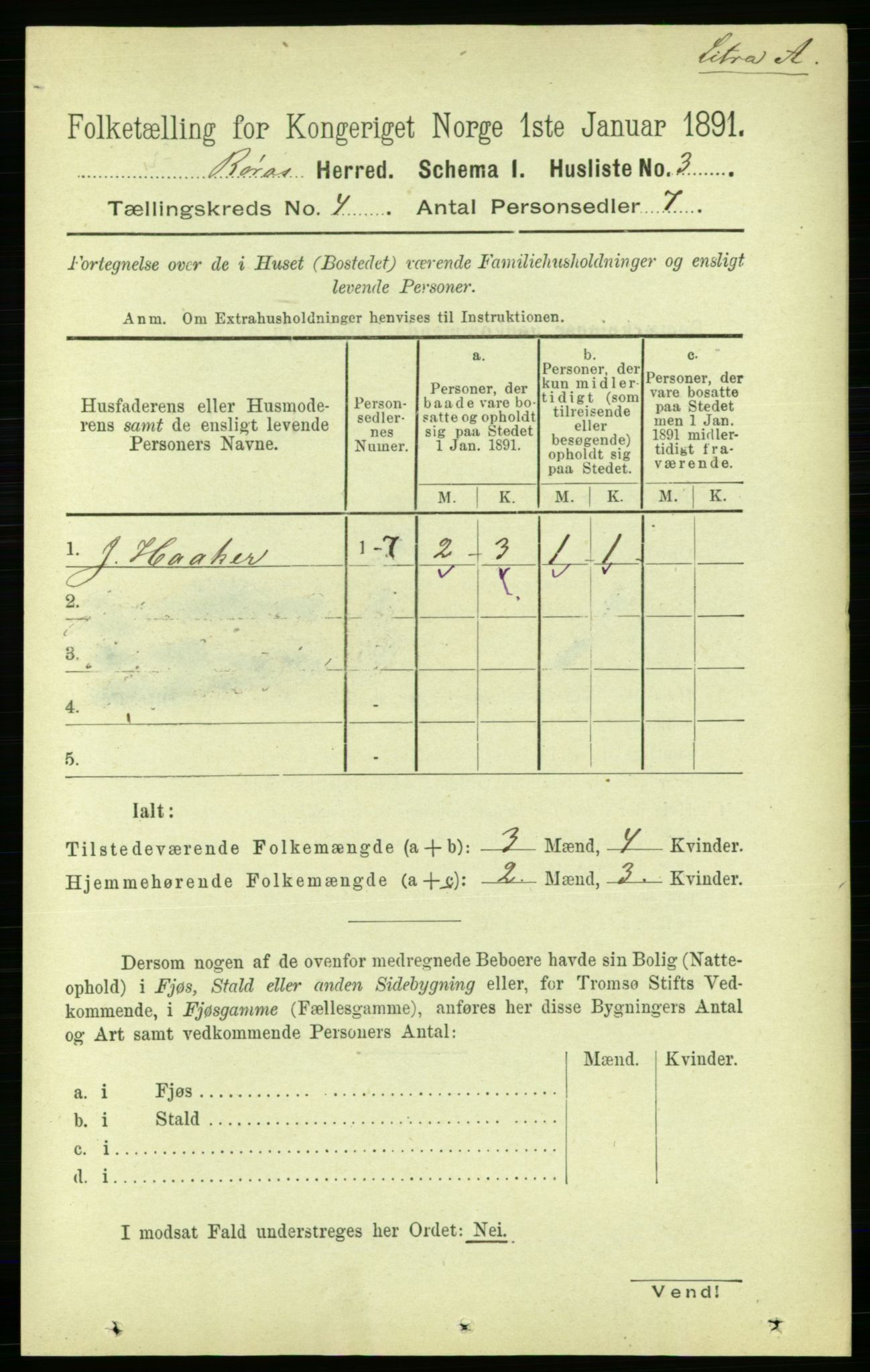 RA, 1891 census for 1640 Røros, 1891, p. 743