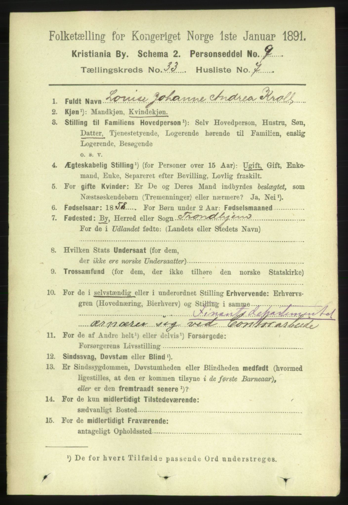 RA, 1891 census for 0301 Kristiania, 1891, p. 17776