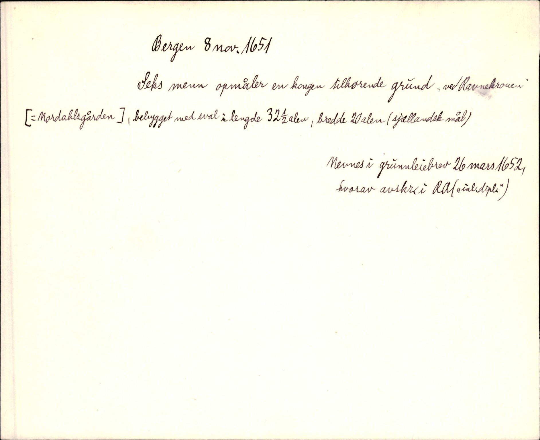 Riksarkivets diplomsamling, AV/RA-EA-5965/F35/F35d/L0004: Innlånte diplomer, seddelregister, 1643-1660, p. 315