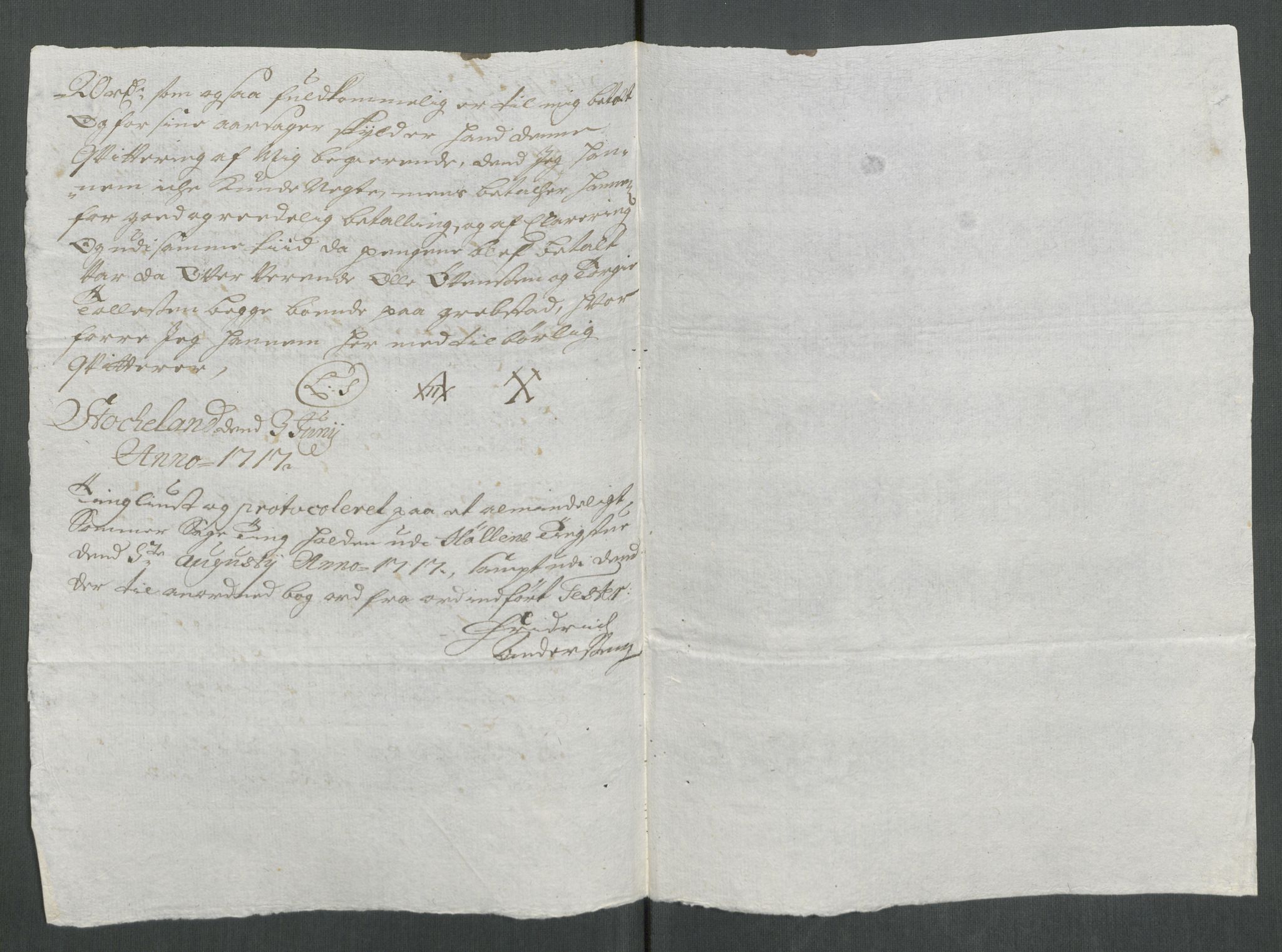 Rentekammeret inntil 1814, Reviderte regnskaper, Fogderegnskap, AV/RA-EA-4092/R43/L2561: Fogderegnskap Lista og Mandal, 1717, p. 476