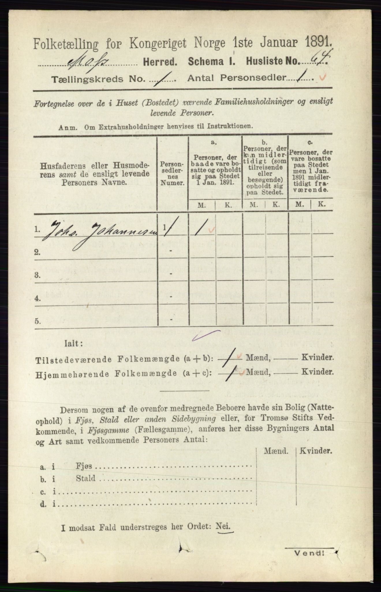 RA, 1891 Census for 0194 Moss, 1891, p. 78