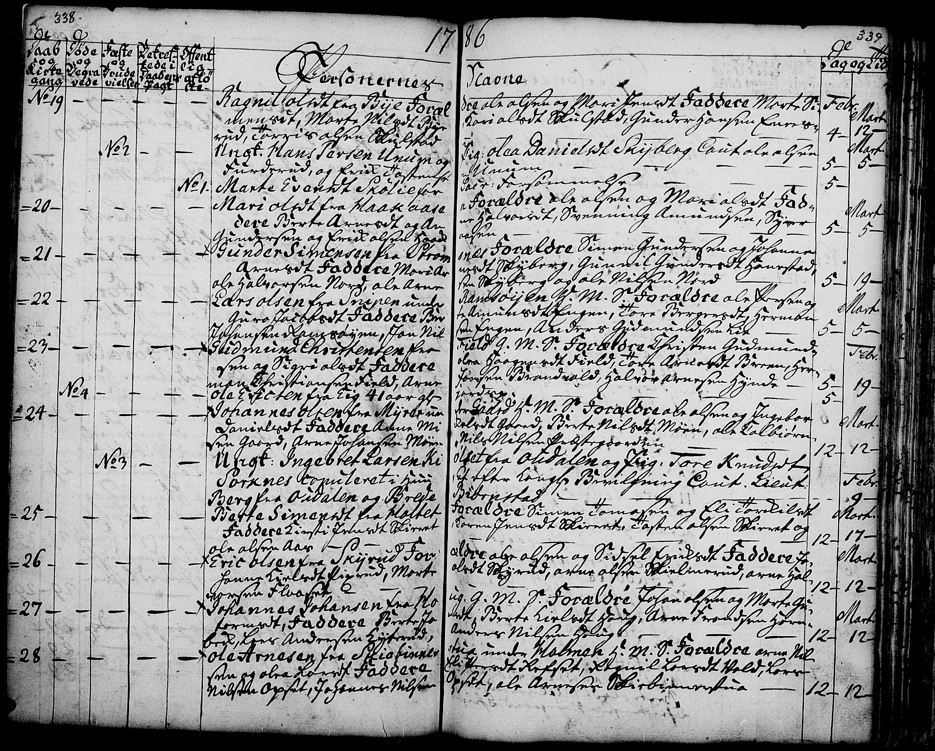 Grue prestekontor, AV/SAH-PREST-036/H/Ha/Haa/L0003: Parish register (official) no. 3, 1774-1792, p. 338-339