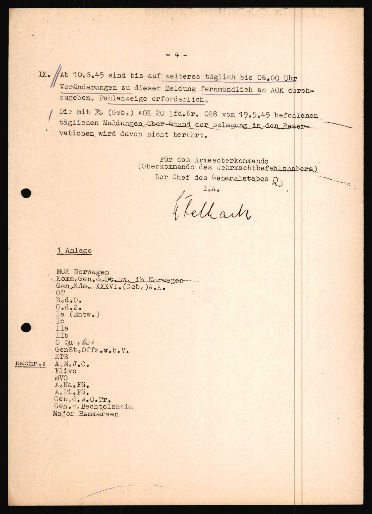 Forsvarets Overkommando. 2 kontor. Arkiv 11.4. Spredte tyske arkivsaker, AV/RA-RAFA-7031/D/Dar/Dara/L0021: Nachrichten des OKW, 1943-1945, p. 433