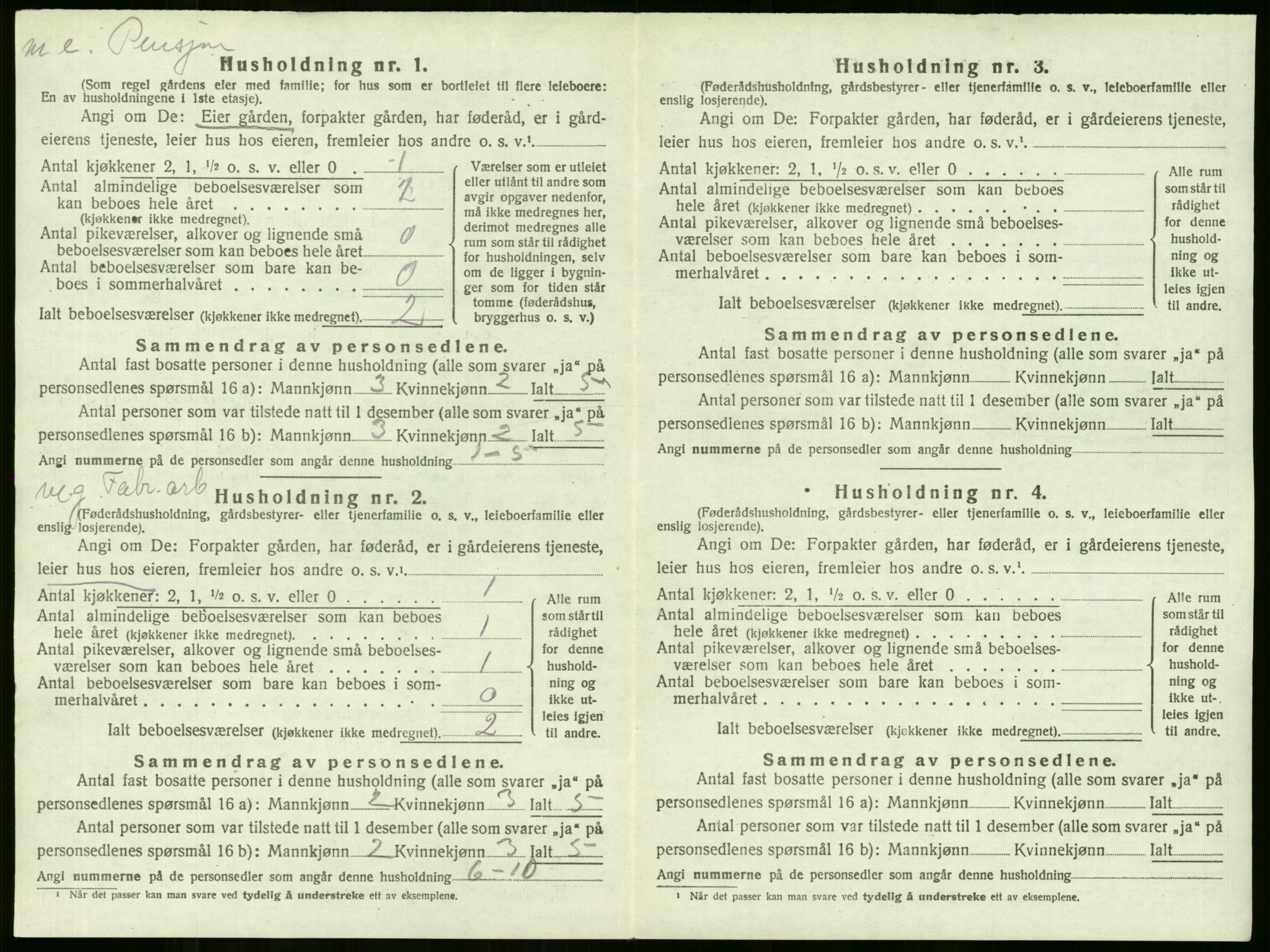 SAKO, 1920 census for Lier, 1920, p. 830