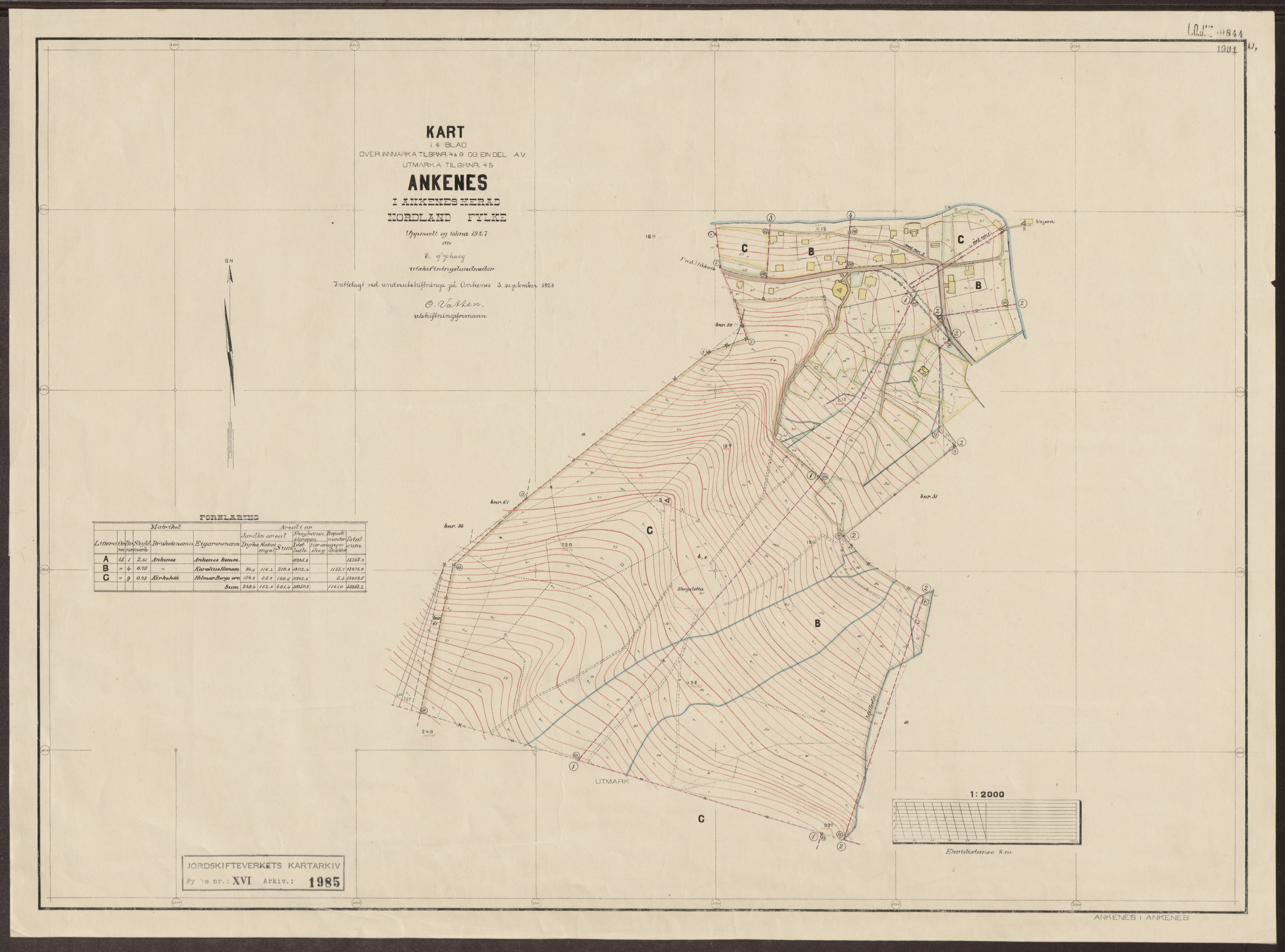 Jordskifteverkets kartarkiv, AV/RA-S-3929/T, 1859-1988, p. 2409