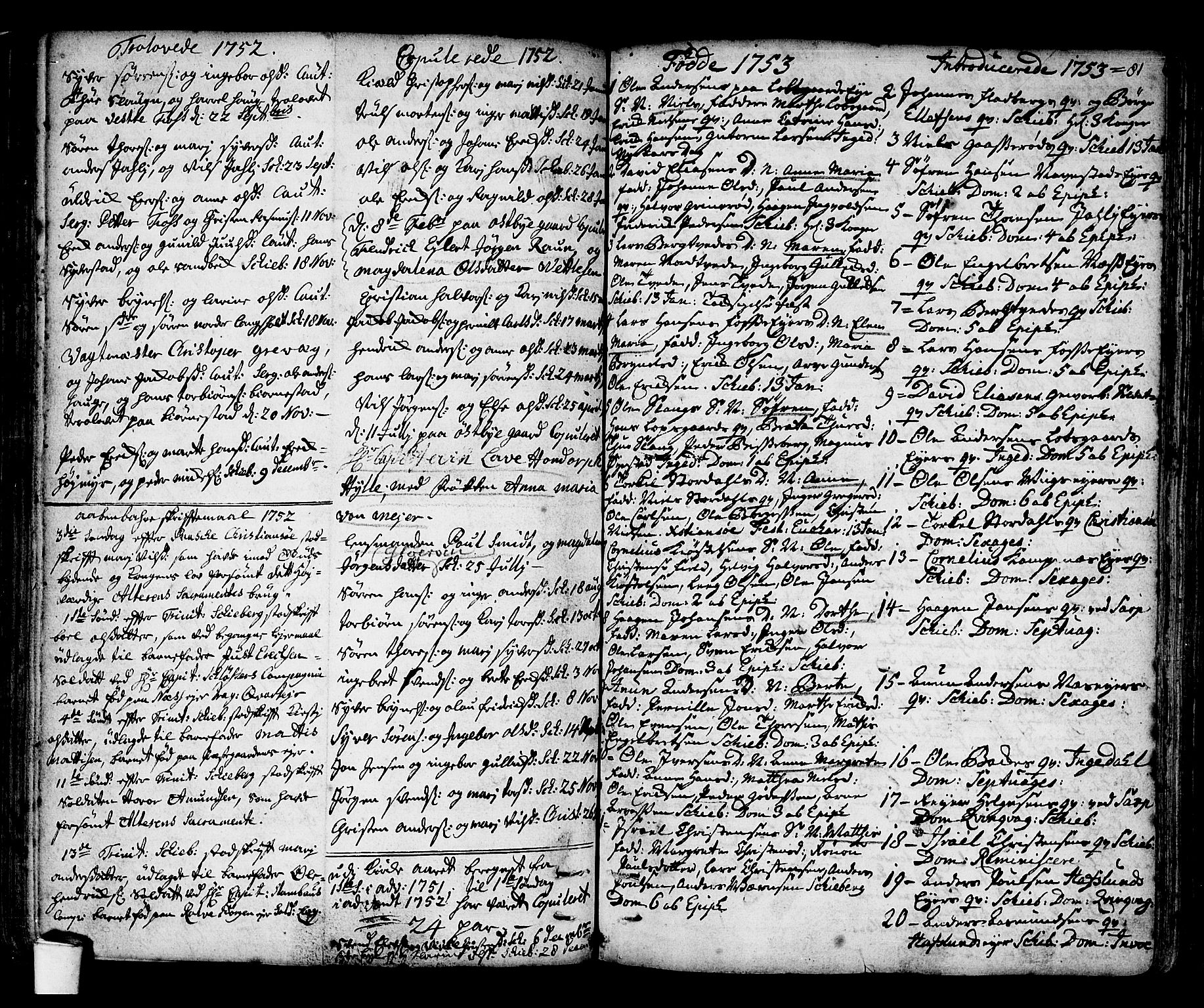 Skjeberg prestekontor Kirkebøker, SAO/A-10923/F/Fa/L0002: Parish register (official) no. I 2, 1726-1791, p. 81