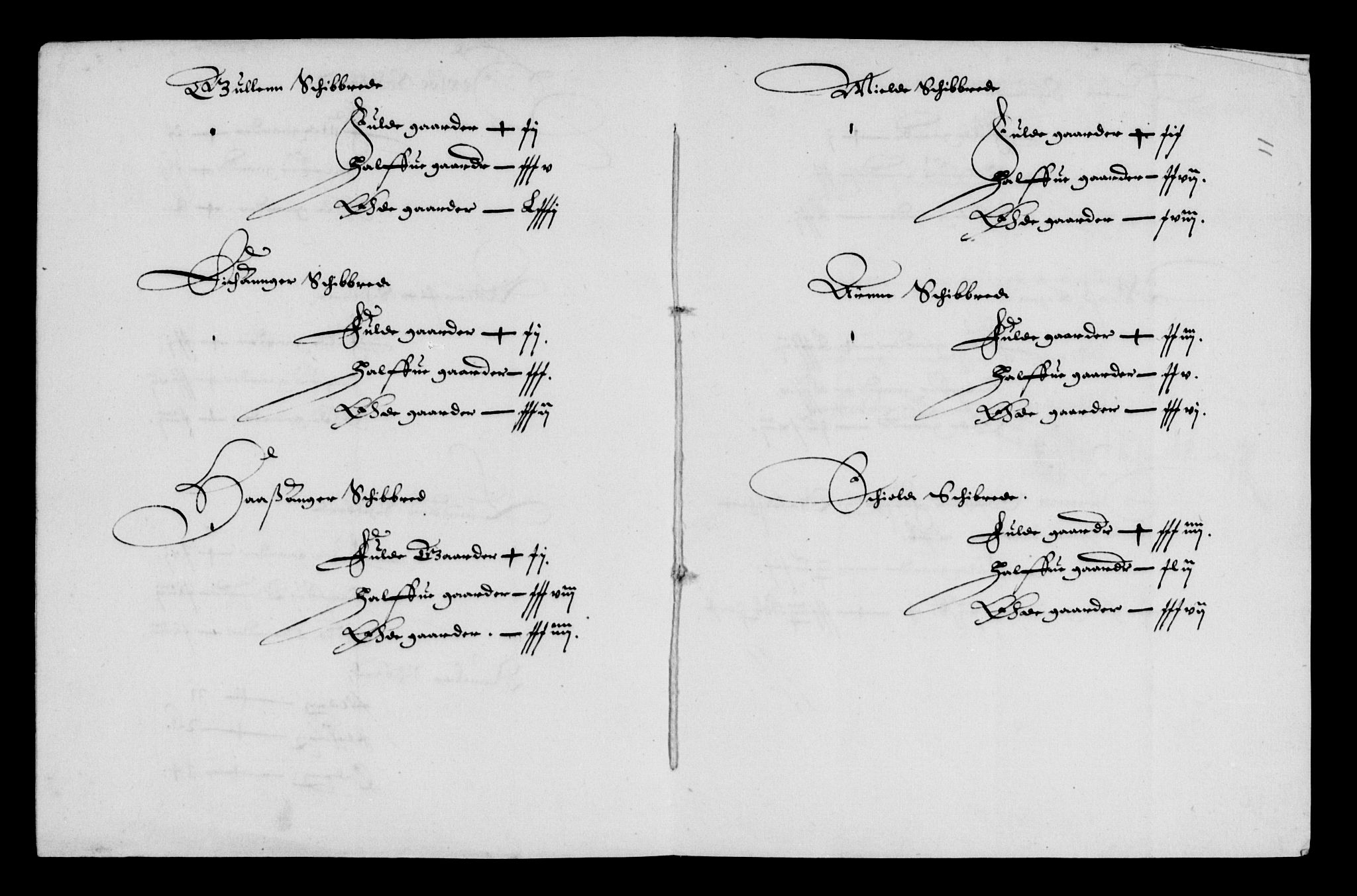 Rentekammeret inntil 1814, Reviderte regnskaper, Lensregnskaper, AV/RA-EA-5023/R/Rb/Rbt/L0096: Bergenhus len, 1643-1644