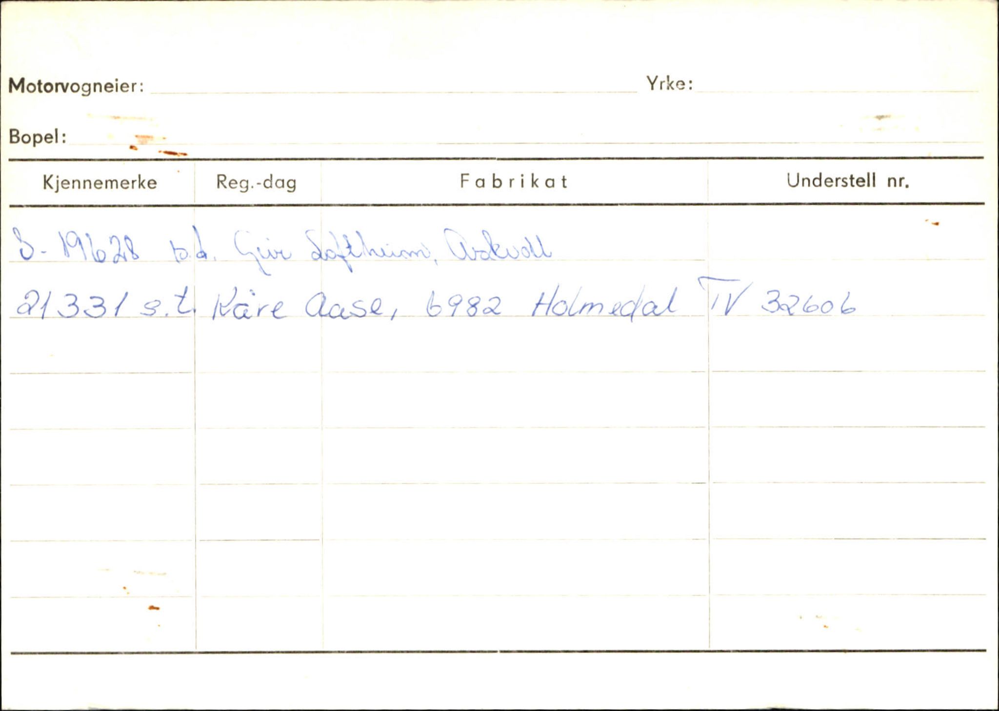 Statens vegvesen, Sogn og Fjordane vegkontor, AV/SAB-A-5301/4/F/L0132: Eigarregister Askvoll A-Å. Balestrand A-Å, 1945-1975, p. 150