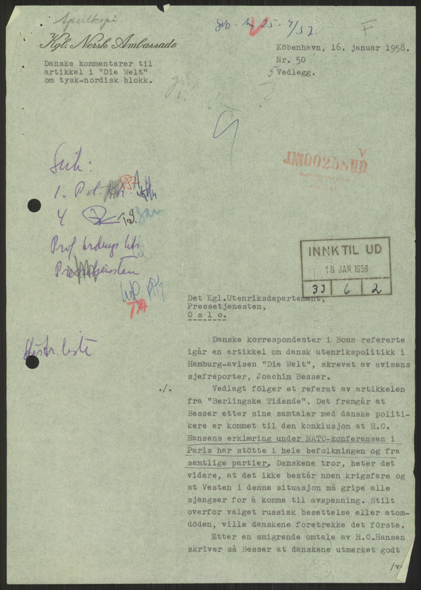 Utenriksdepartementet, RA/S-2259, 1951-1959, p. 187