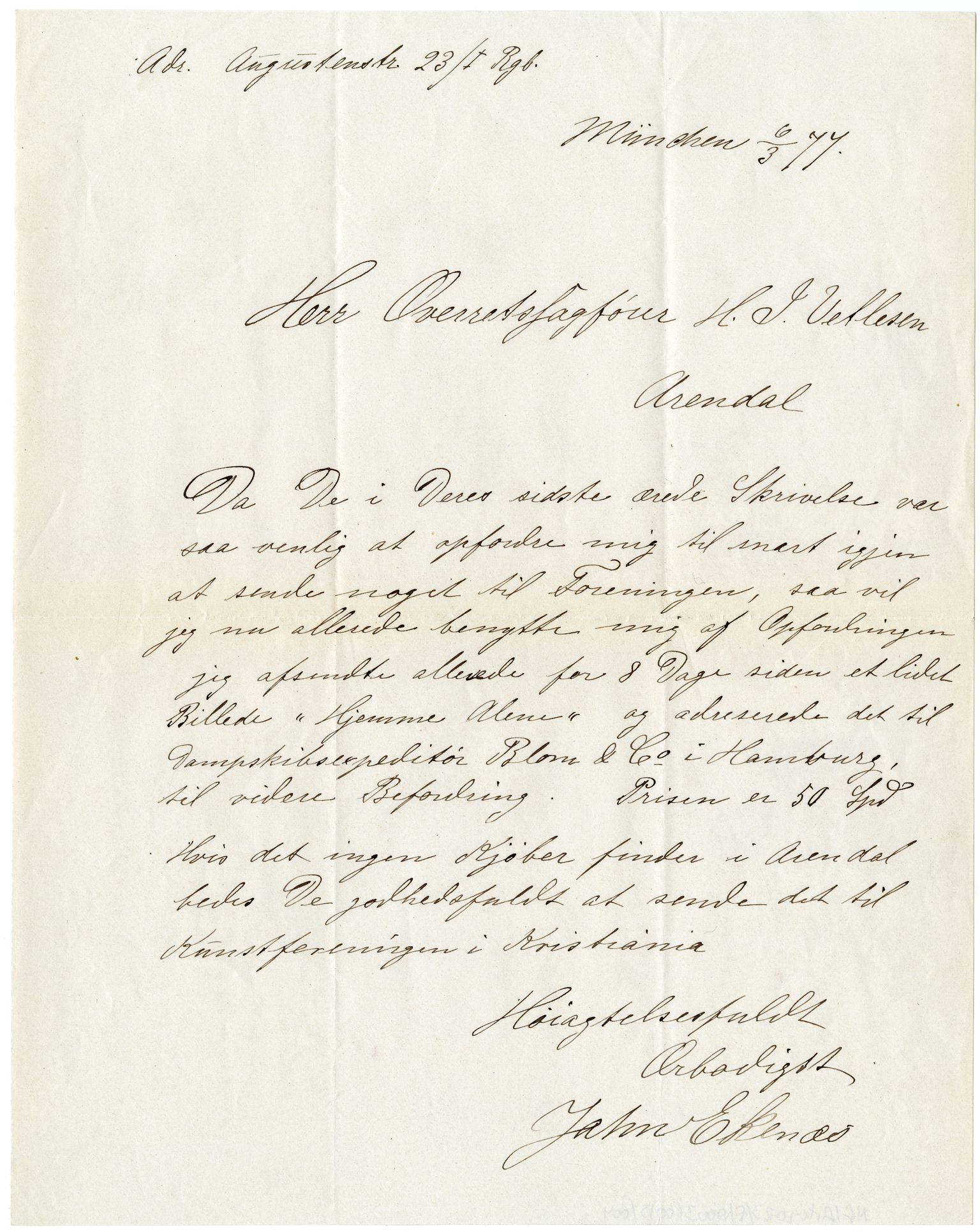 Diderik Maria Aalls brevsamling, NF/Ark-1023/F/L0003: D.M. Aalls brevsamling. D - G, 1797-1889, p. 142