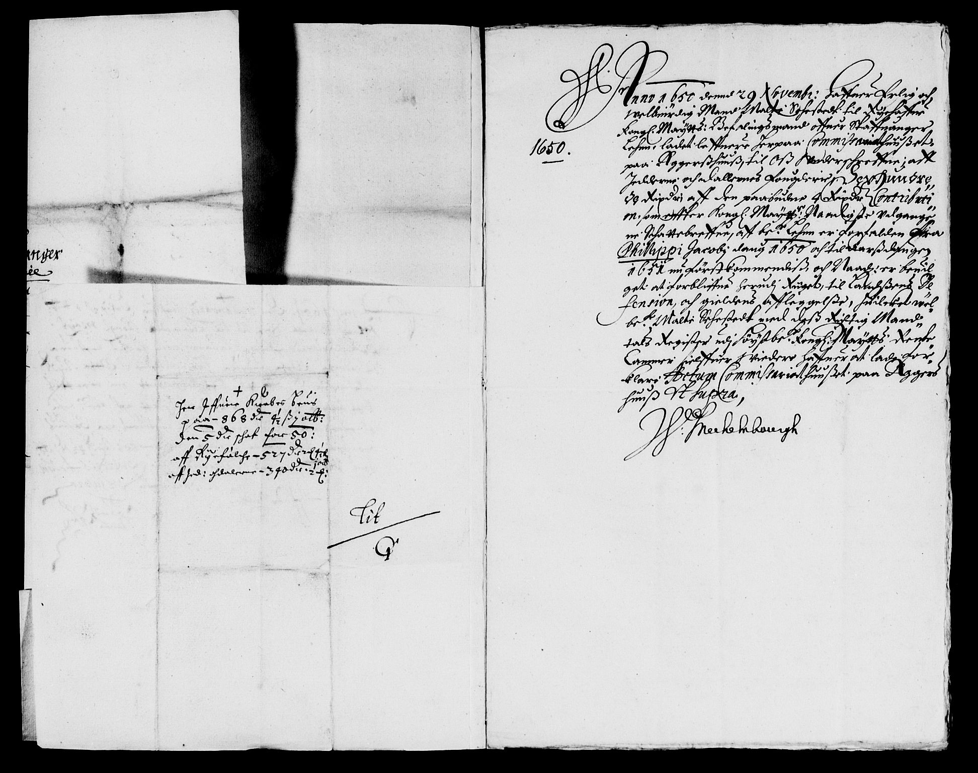 Rentekammeret inntil 1814, Reviderte regnskaper, Lensregnskaper, AV/RA-EA-5023/R/Rb/Rbs/L0033: Stavanger len, 1649-1652