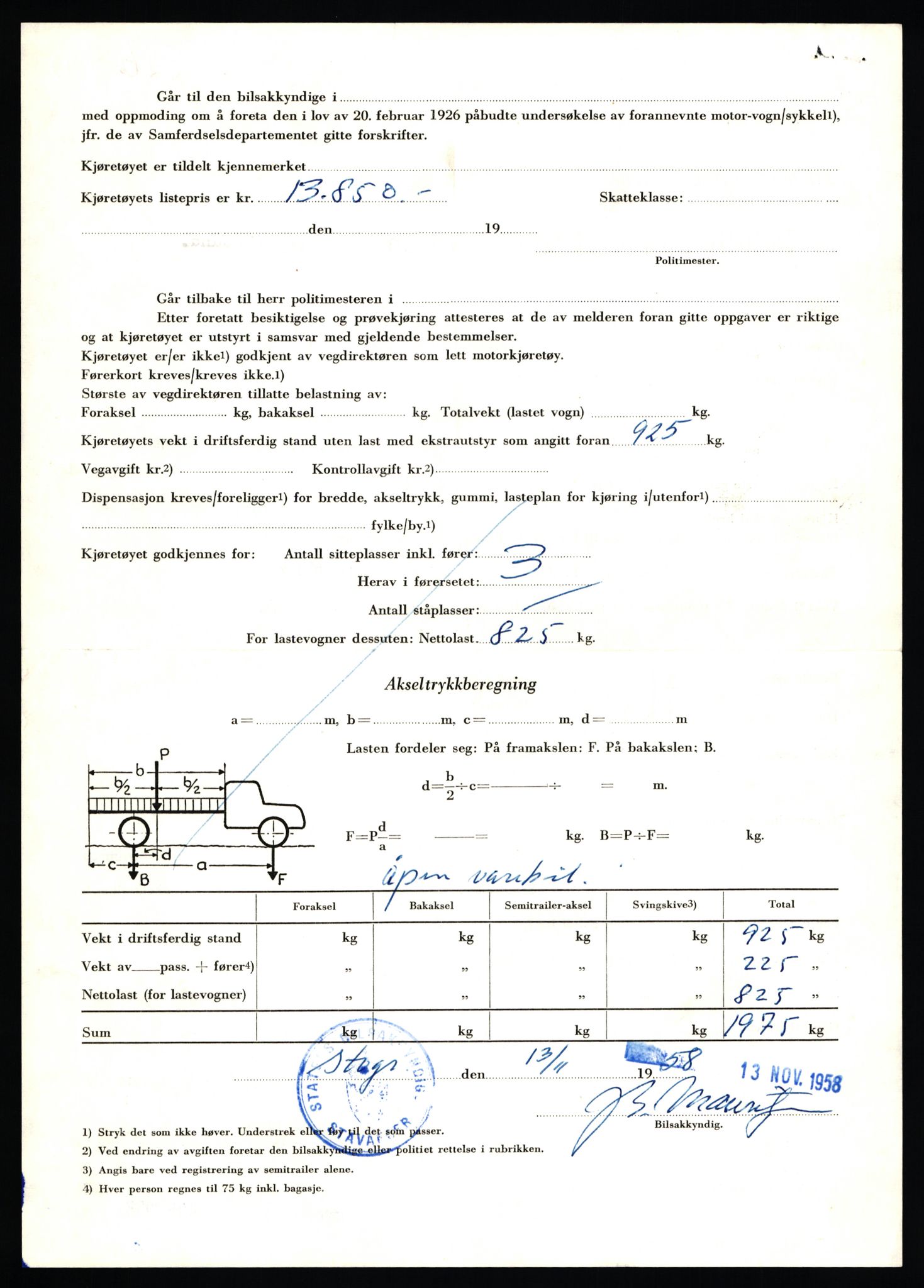 Stavanger trafikkstasjon, AV/SAST-A-101942/0/F/L0039: L-22300 - L-22799, 1930-1971, p. 1458