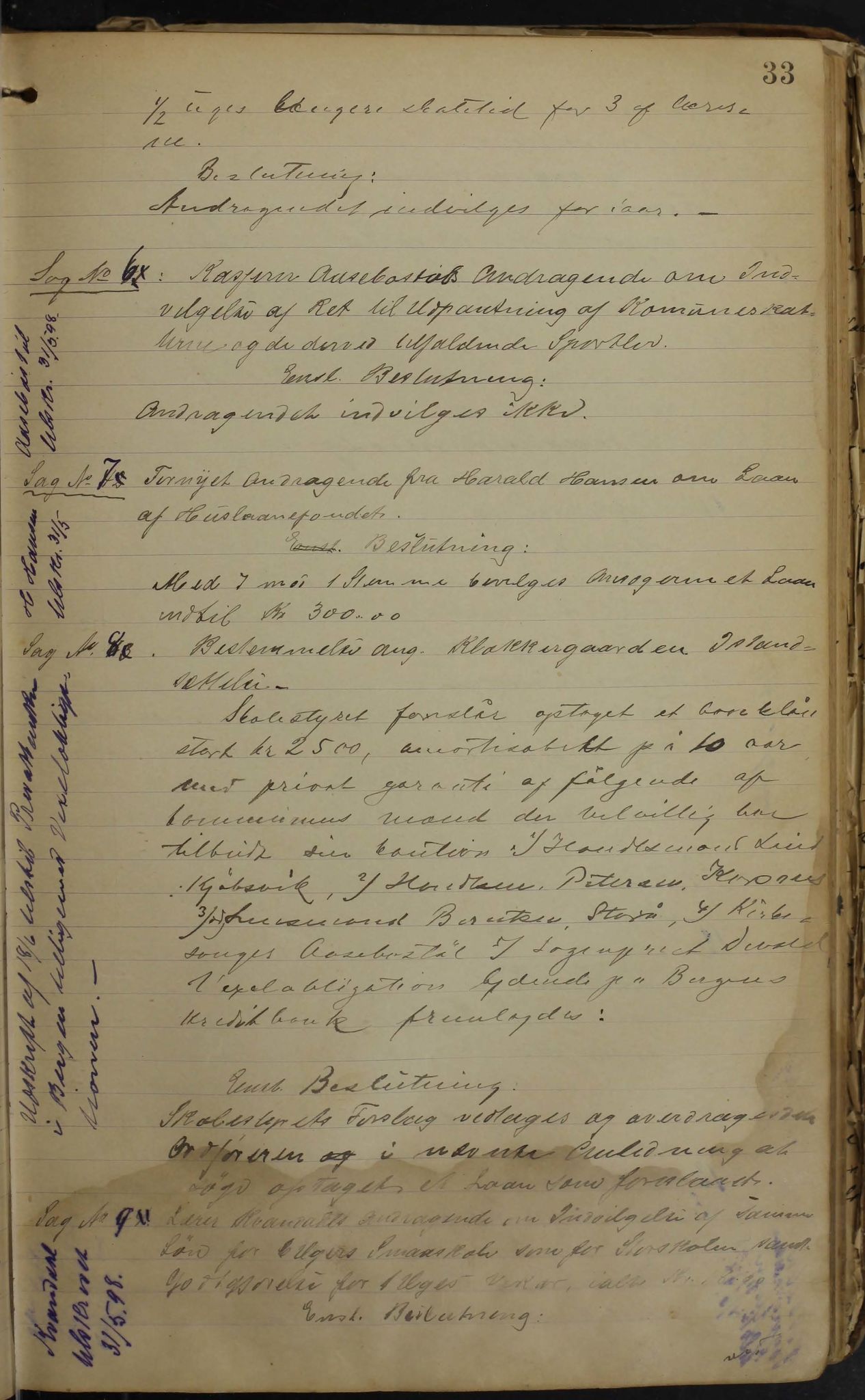 Tysfjord kommune. Formannskapet, AIN/K-18500.150/100/L0002: Forhandlingsprotokoll for Tysfjordens formandskap, 1895-1912