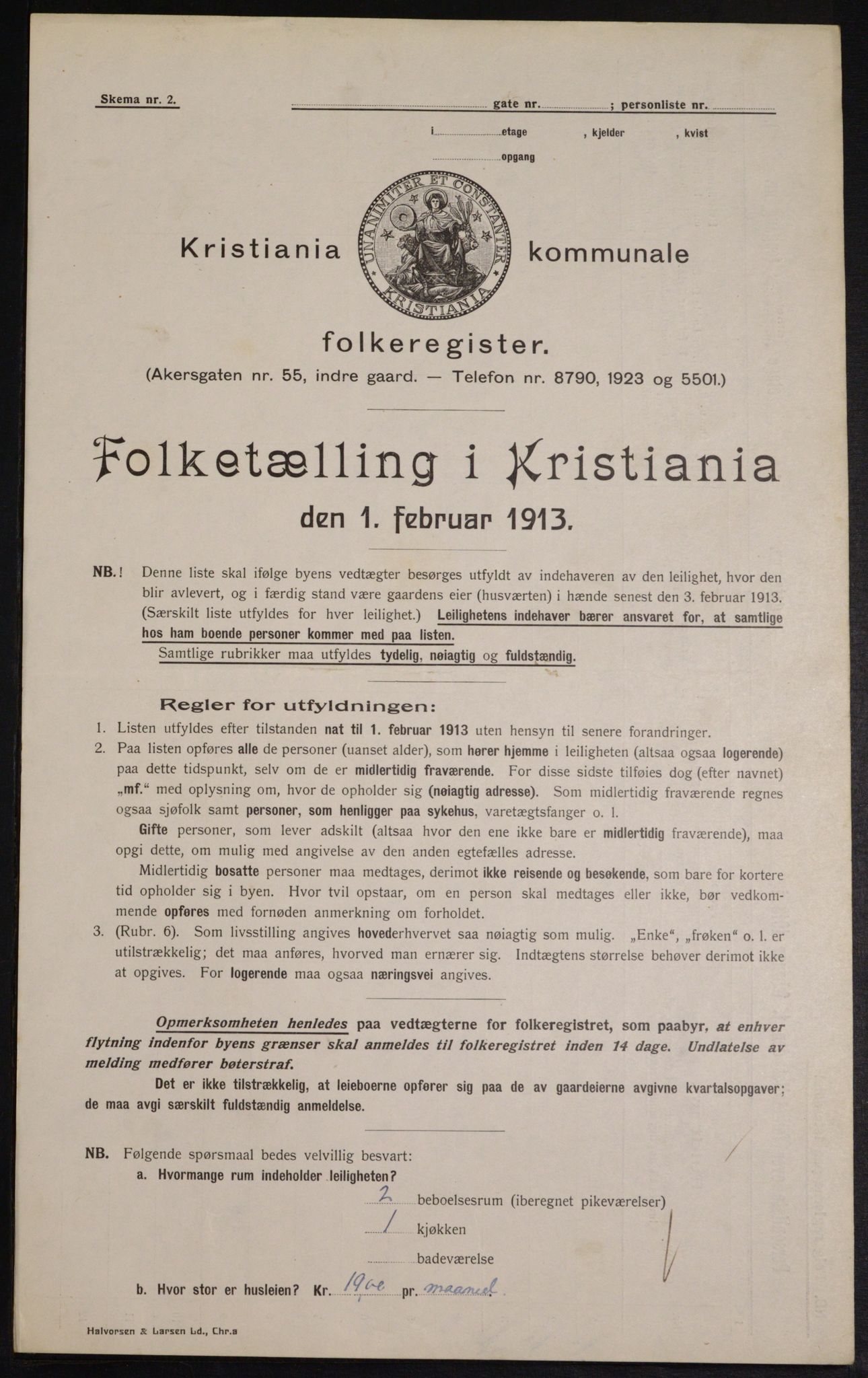 OBA, Municipal Census 1913 for Kristiania, 1913, p. 78903