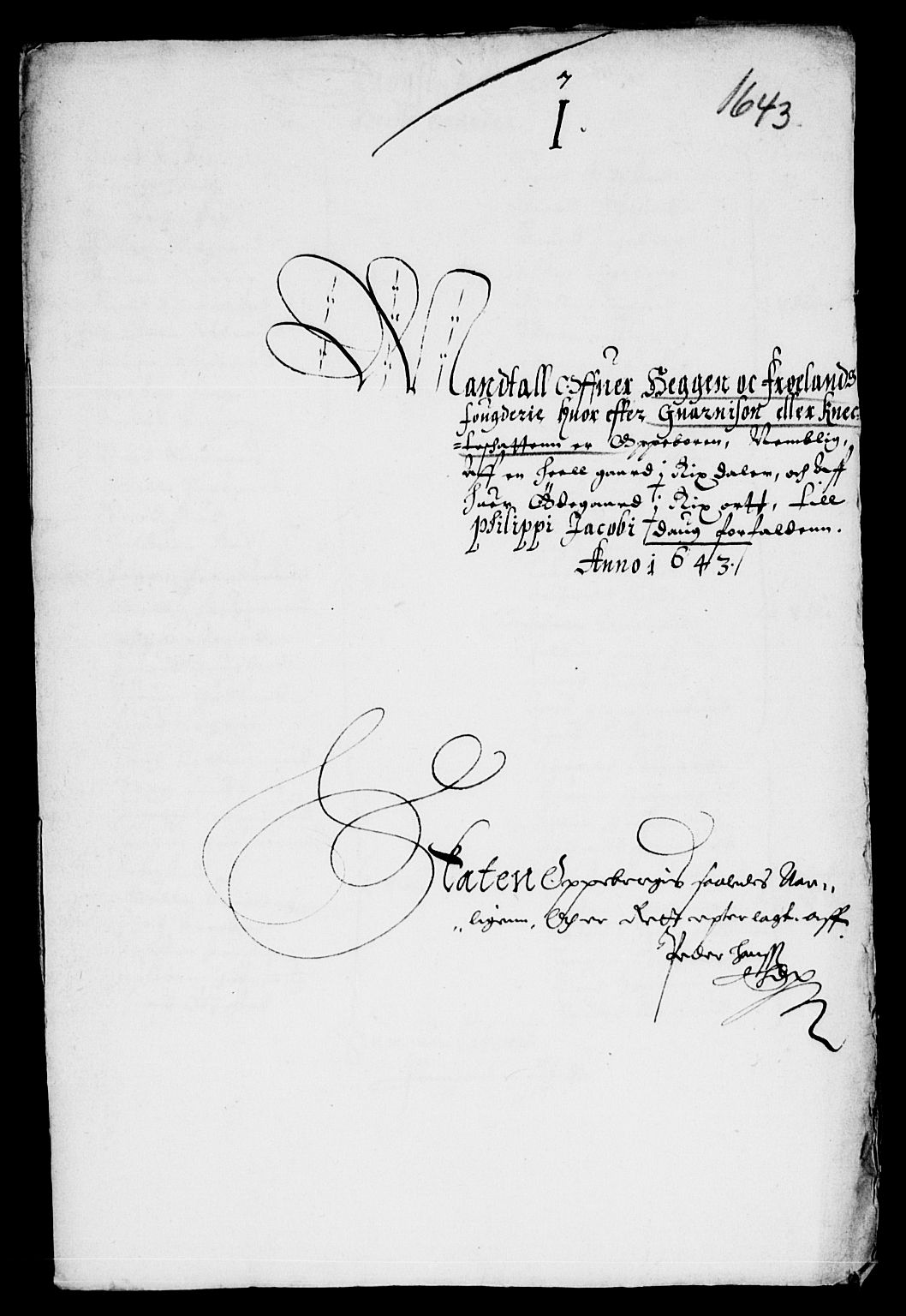 Rentekammeret inntil 1814, Reviderte regnskaper, Lensregnskaper, RA/EA-5023/R/Rb/Rba/L0168: Akershus len, 1642-1643