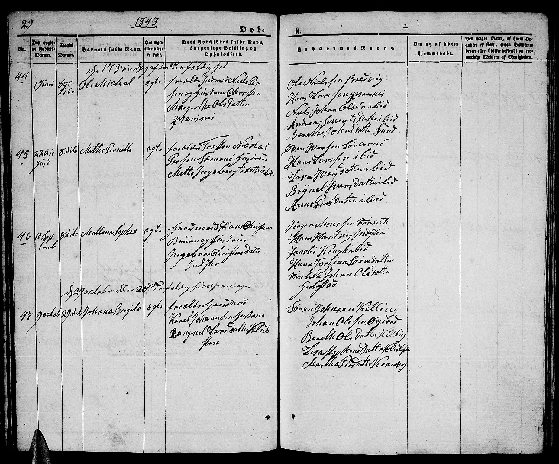 Ministerialprotokoller, klokkerbøker og fødselsregistre - Nordland, AV/SAT-A-1459/805/L0106: Parish register (copy) no. 805C02, 1841-1861, p. 29