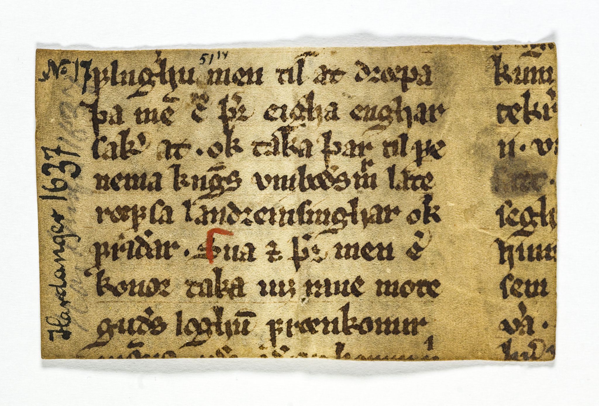 Riksarkivets diplomsamling, AV/RA-EA-5965/F26/L0003: Norrøne membranfragmenter bestand 11-30, 1100-1536, p. 49