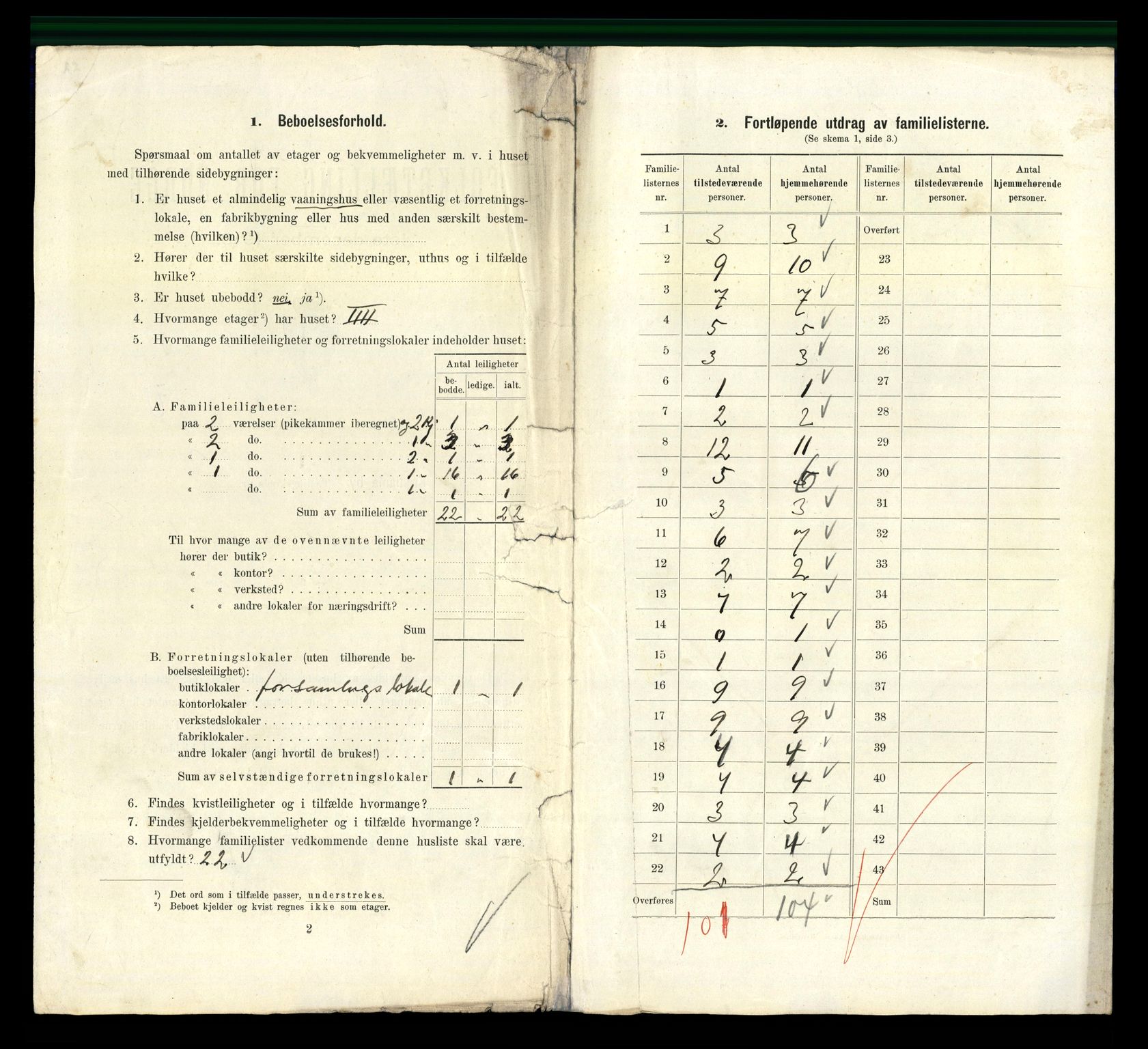 RA, 1910 census for Kristiania, 1910, p. 92536