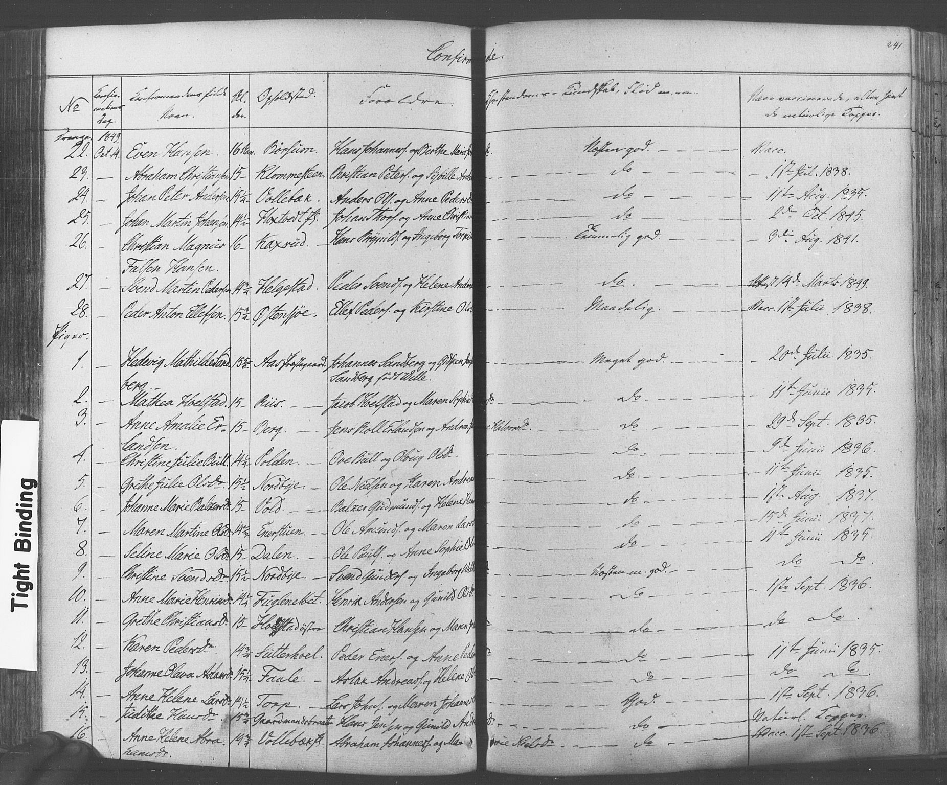 Ås prestekontor Kirkebøker, AV/SAO-A-10894/F/Fa/L0006: Parish register (official) no. I 6, 1841-1853, p. 240-241