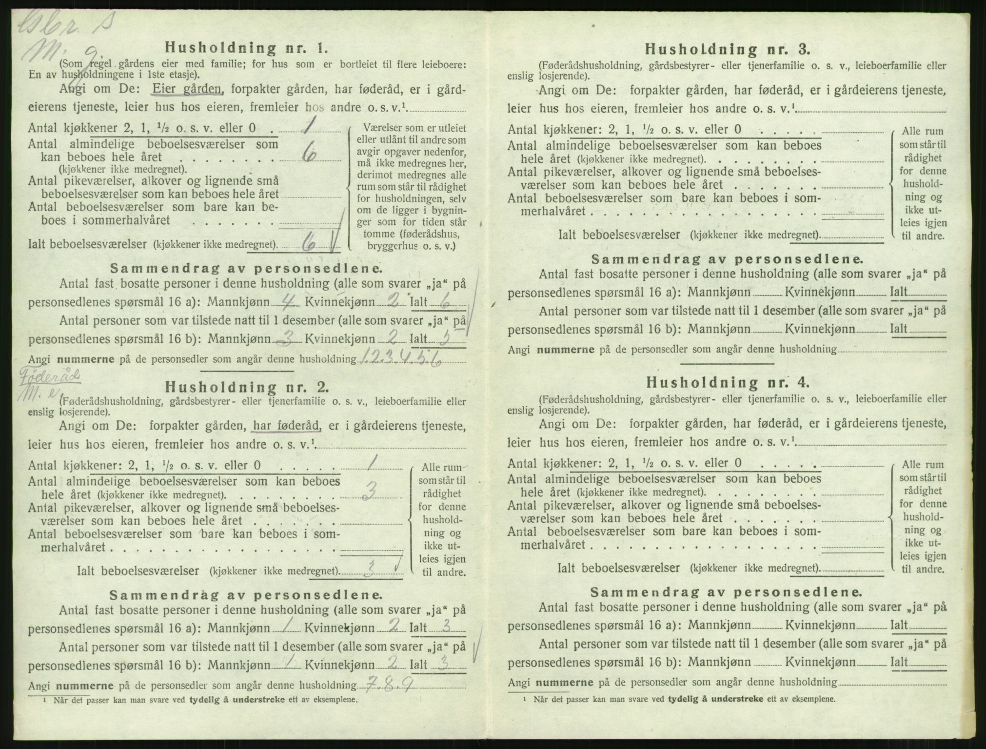 SAT, 1920 census for Eresfjord og Vistdal, 1920, p. 268