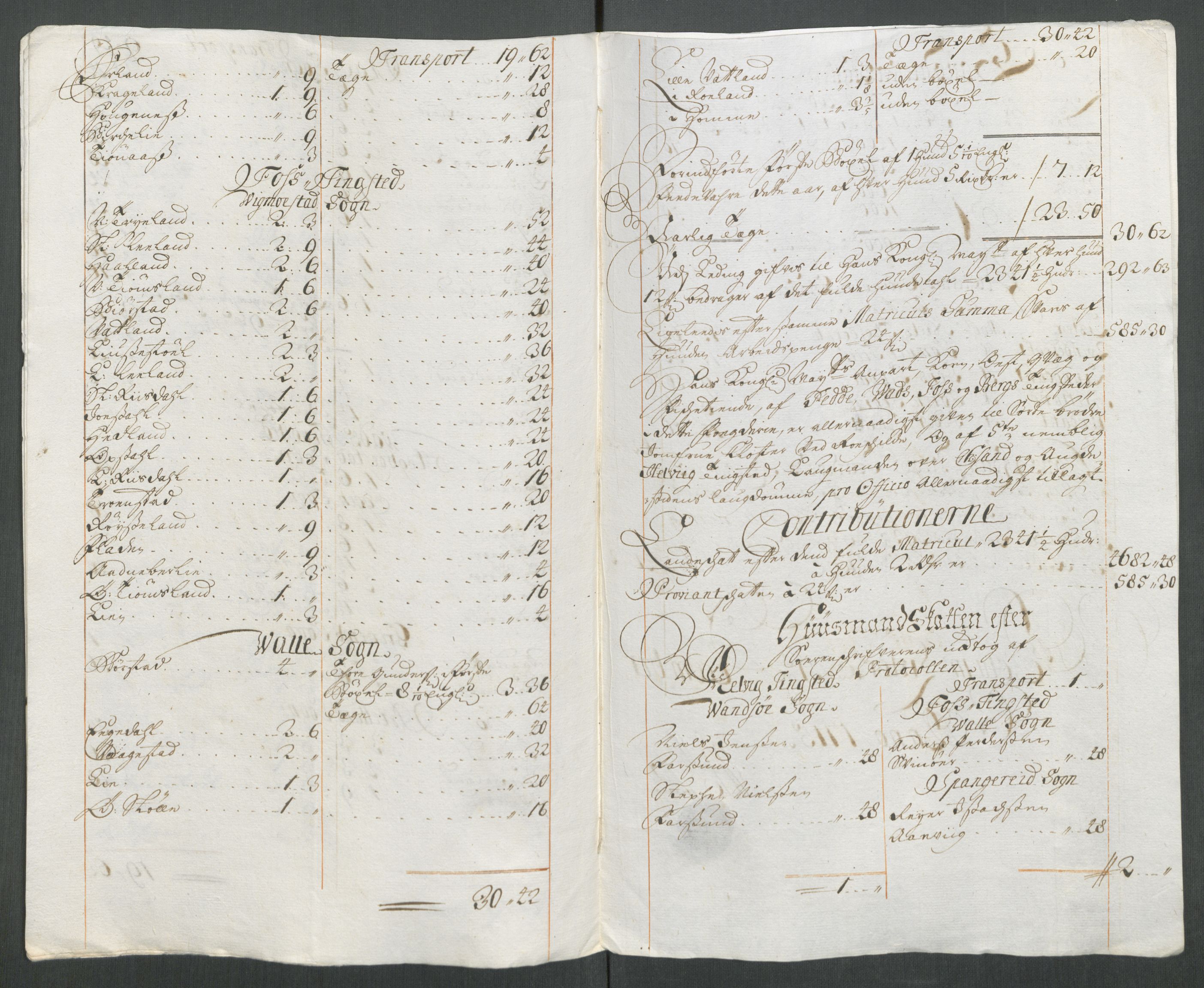 Rentekammeret inntil 1814, Reviderte regnskaper, Fogderegnskap, AV/RA-EA-4092/R43/L2559: Fogderegnskap Lista og Mandal, 1715, p. 46