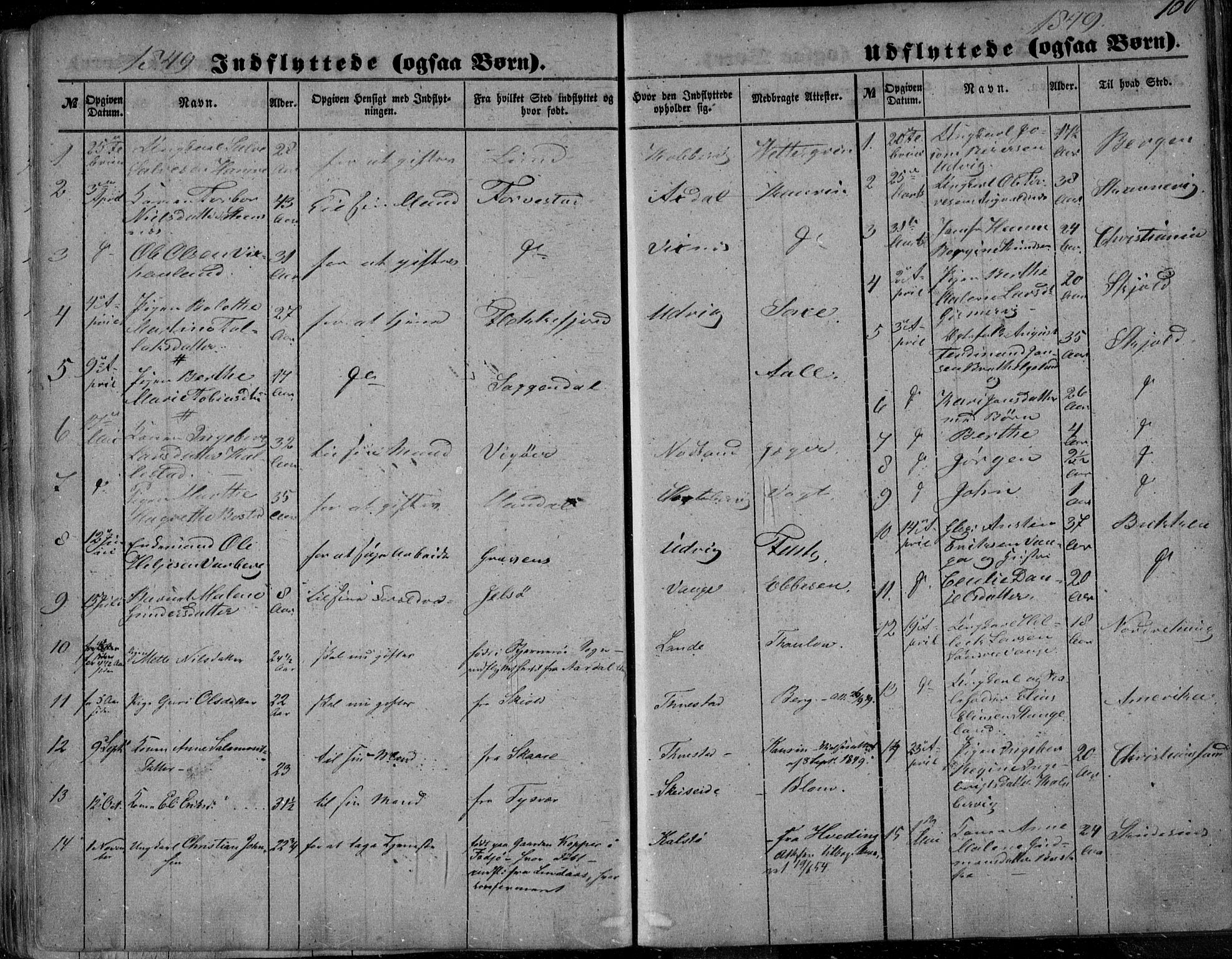Avaldsnes sokneprestkontor, SAST/A -101851/H/Ha/Haa/L0008: Parish register (official) no. A 8, 1847-1857, p. 160