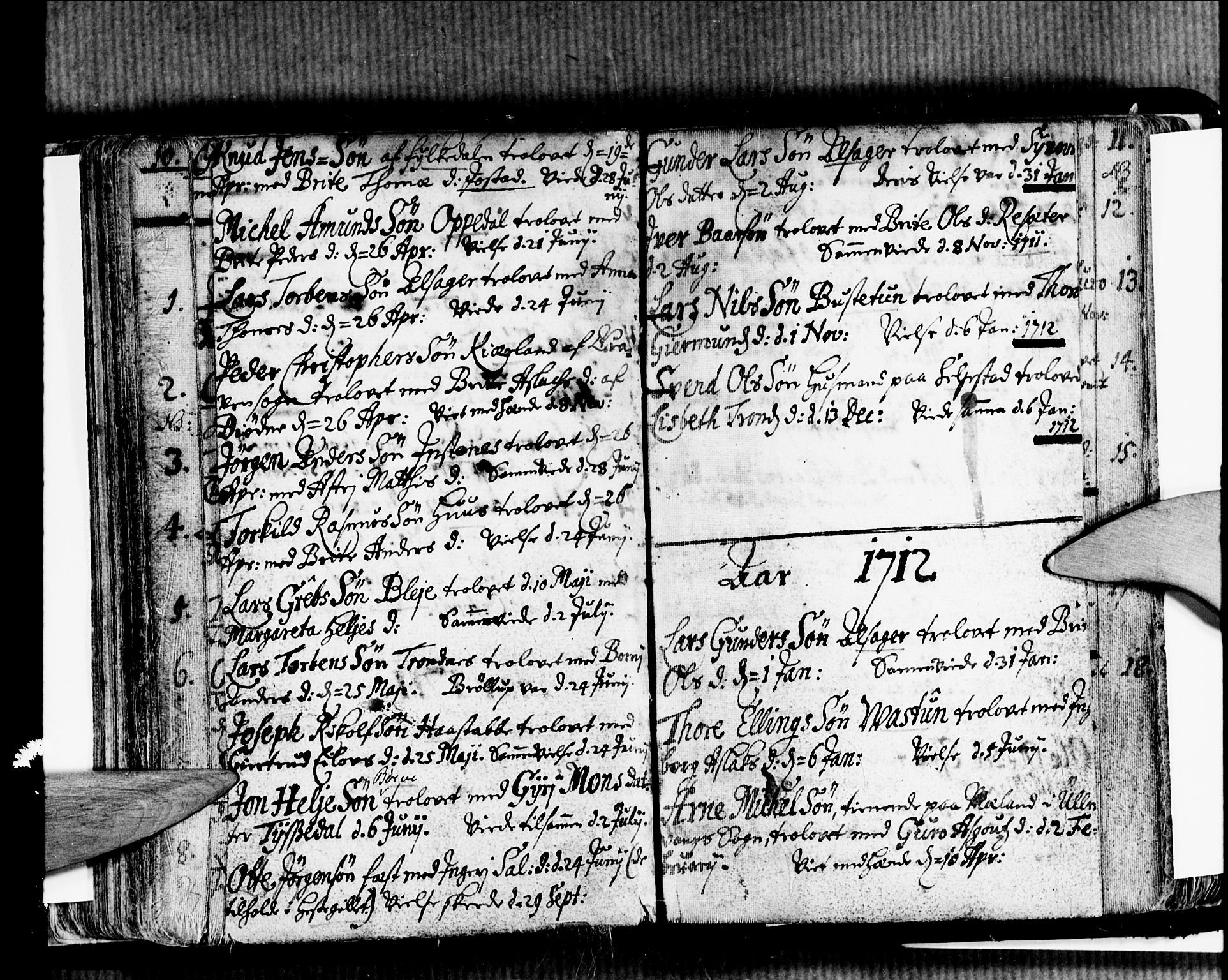 Ullensvang sokneprestembete, AV/SAB-A-78701/H/Haa: Parish register (official) no. A 2, 1669-1732