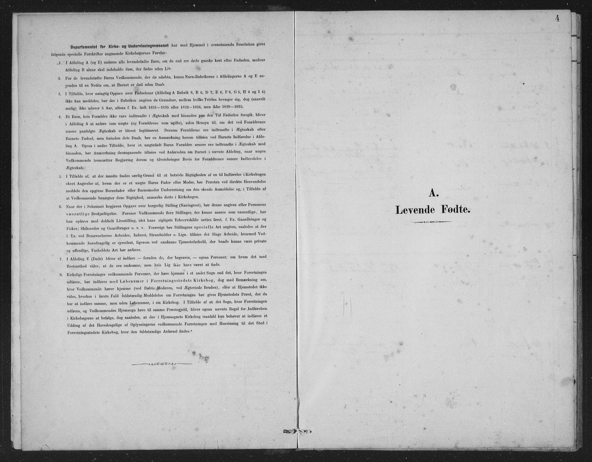 Vossestrand Sokneprestembete, SAB/A-79101/H/Hab: Parish register (copy) no. A 2, 1880-1902, p. 4